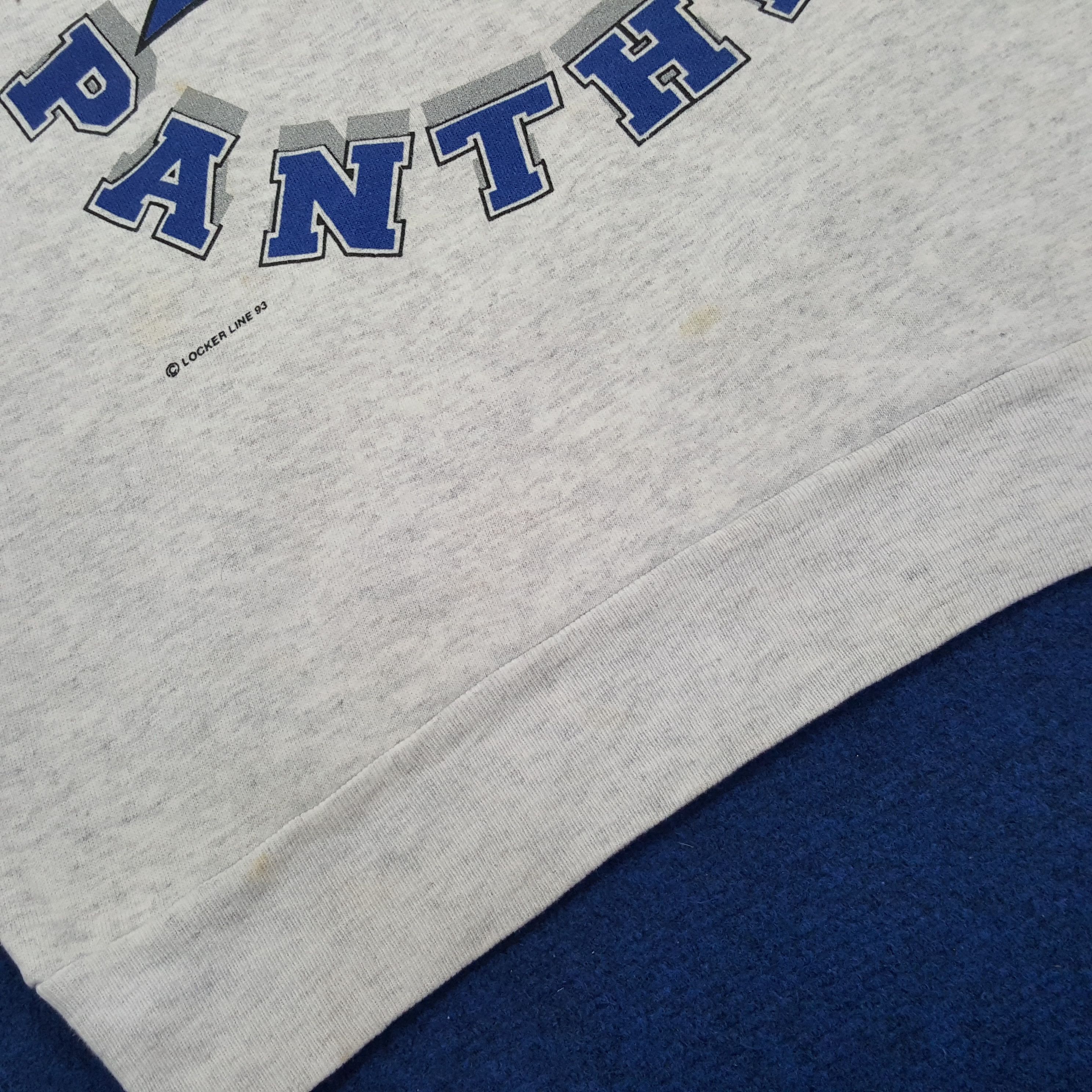 NFL × Vintage Vintage Carolina Panthers American Football Team Sweatshirt Size US M / EU 48-50 / 2 - 10 Thumbnail
