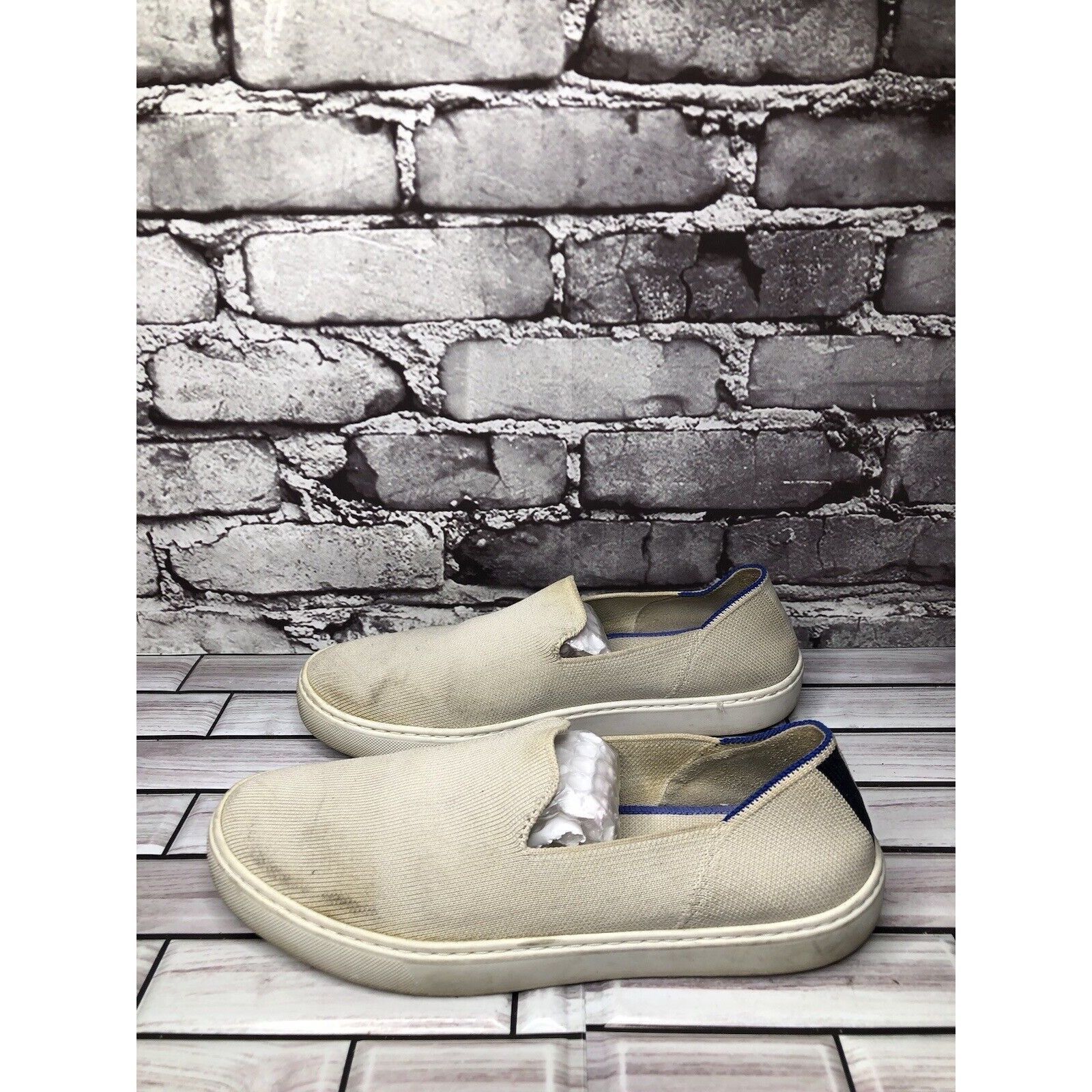 Other Rothy’s The Sneaker Ivory Knit Fabric Casual Comfort Shoes W Size US 8 / IT 38 - 12 Thumbnail