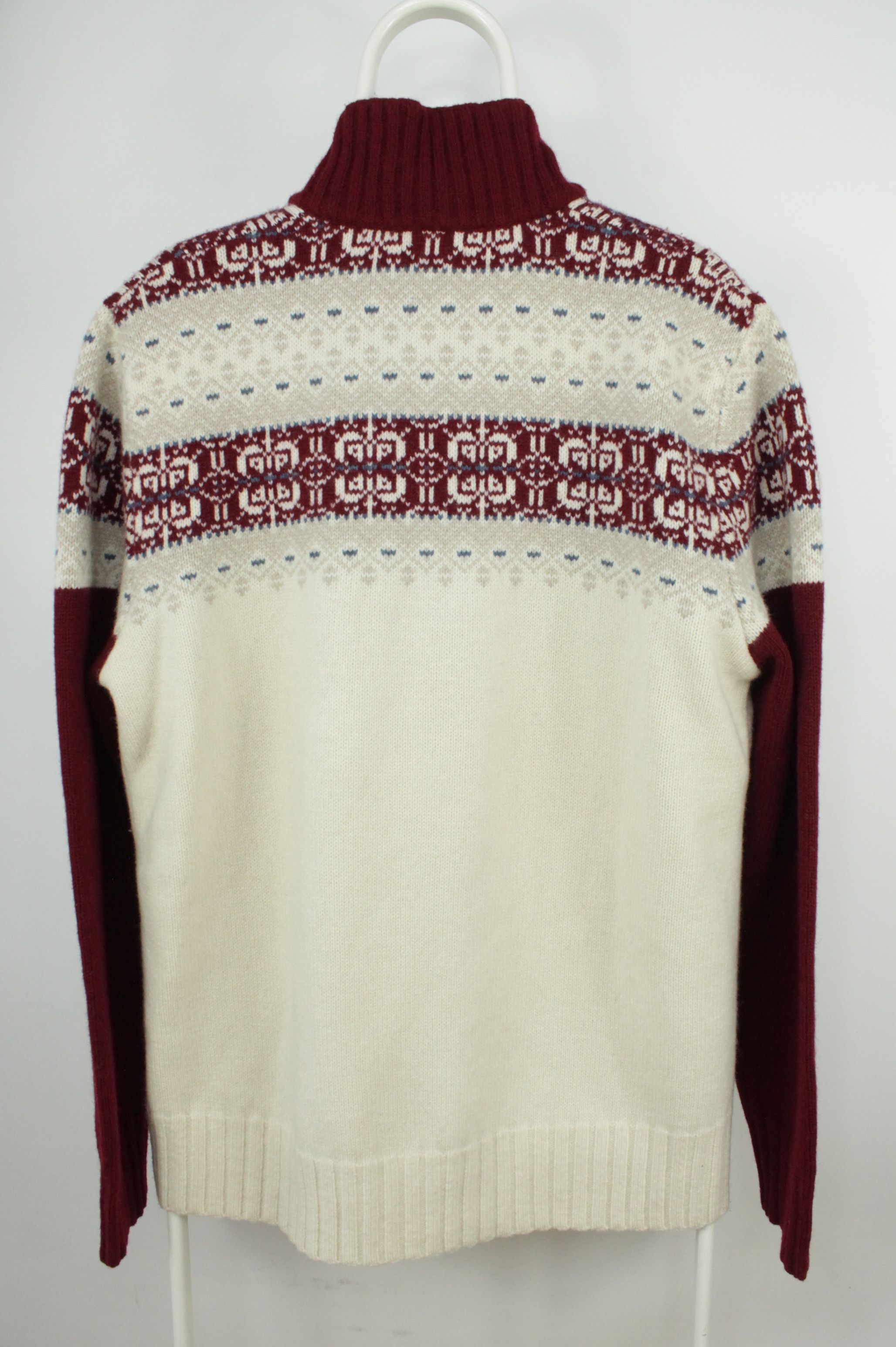 Napapijri Napapijri Patter Knit Wool1/4 Zip Sweater Pullover Men's Size US XXL / EU 58 / 5 - 7 Thumbnail