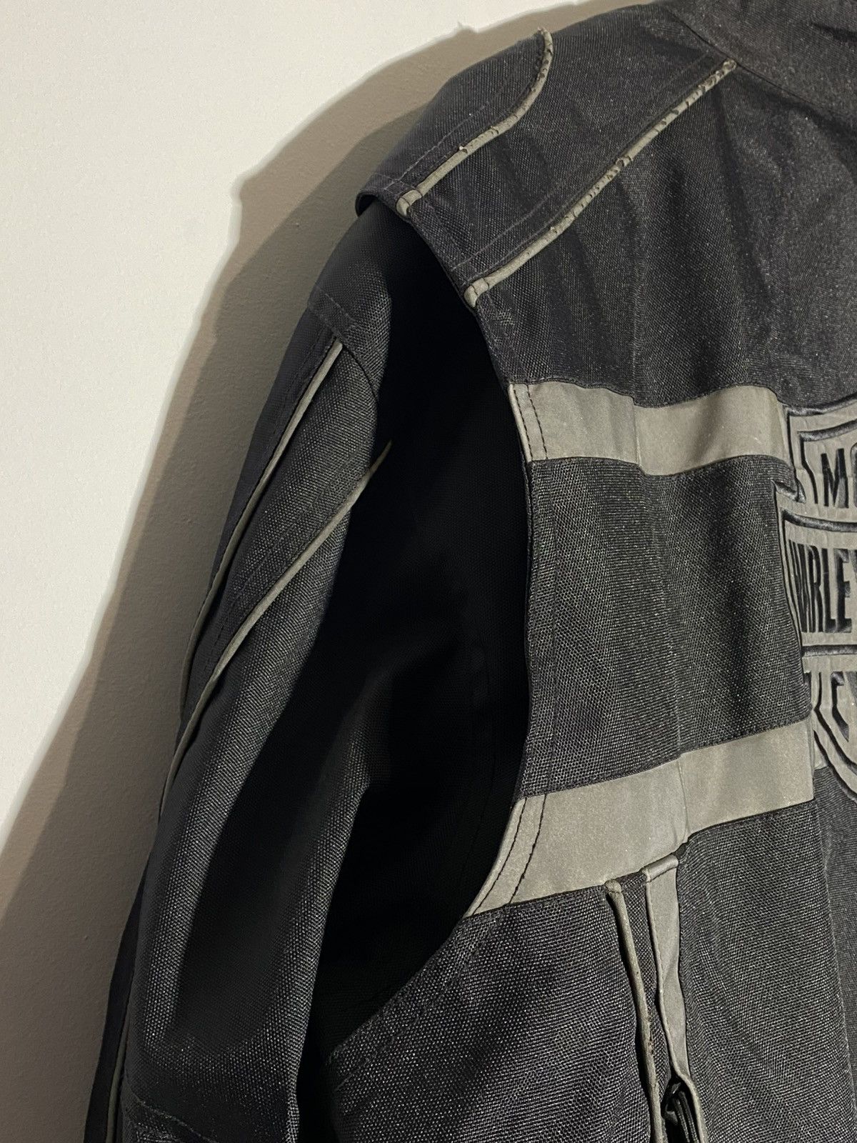Harley Davidson 2000s Harley Davidson Reflective Motorcycle Jacket + Lining Size US XXL / EU 58 / 5 - 14 Thumbnail