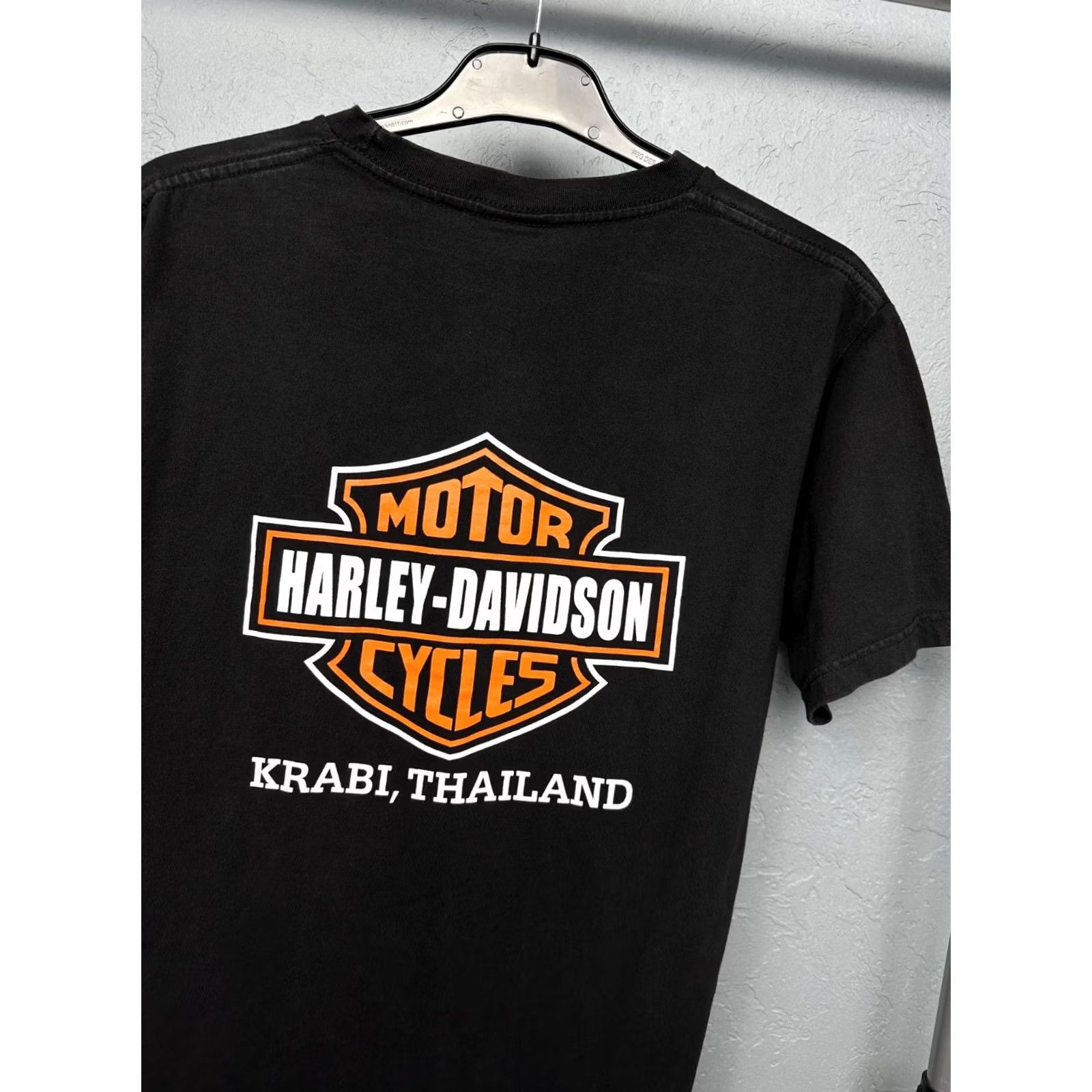 Harley Davidson Harley-Davidson Mens T-Shirt Crew Neck Short Sleeve Black Size M Shirt Men's Graphic Print 90s Motorcycle Theme Size US M / EU 48-50 / 2 - 2 Thumbnail