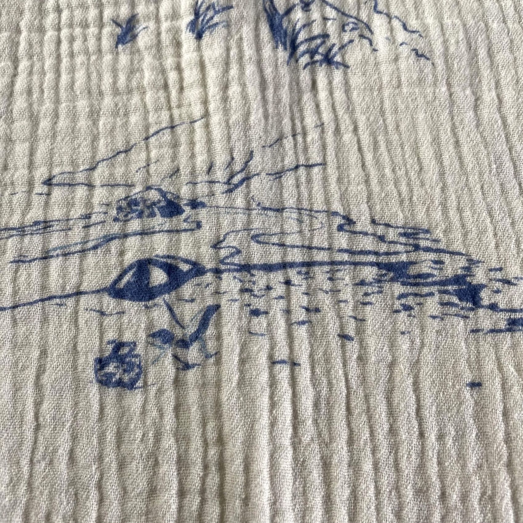 Pendleton VINTAGE Pendleton Shirt Womens Medium White Blue Cotton Gauze Short Sleeve Resort Size M / US 6-8 / IT 42-44 - 4 Thumbnail