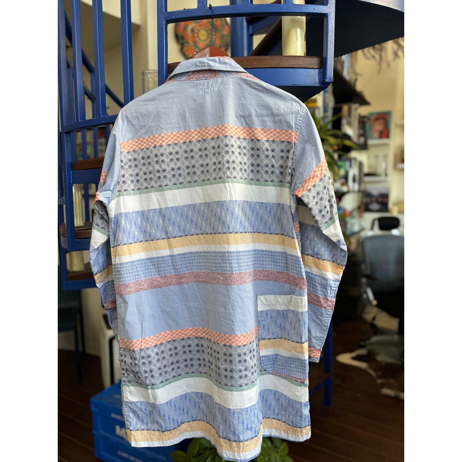 Engineered Garments Engineered Garments Lab Shirt Patchwork – Size S Size US S / EU 44-46 / 1 - 2 Thumbnail