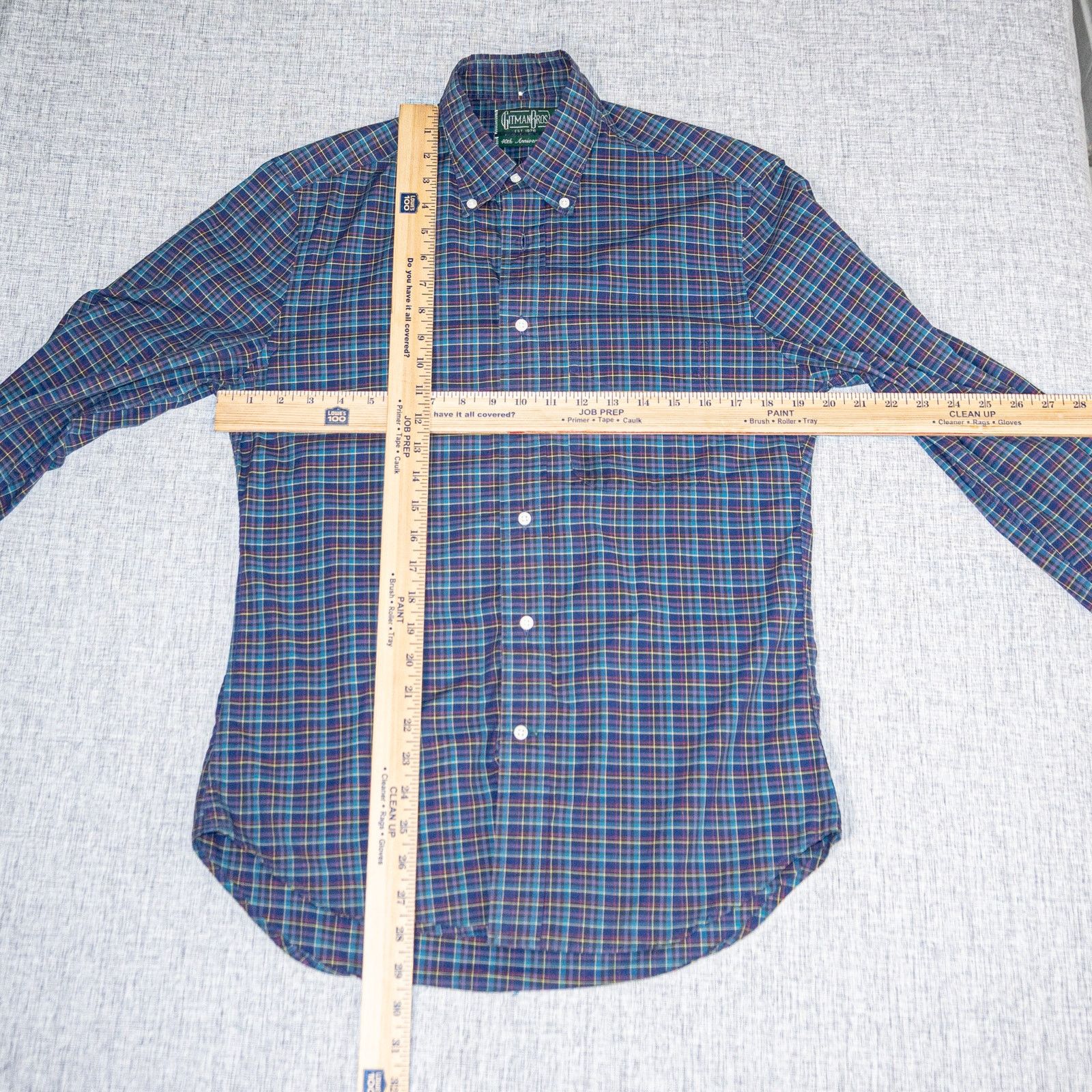 Gitman Bros. Gitman Bros Vintage 40th Anniversary Button Down Shirt Blue Size US S / EU 44-46 / 1 - 5 Thumbnail