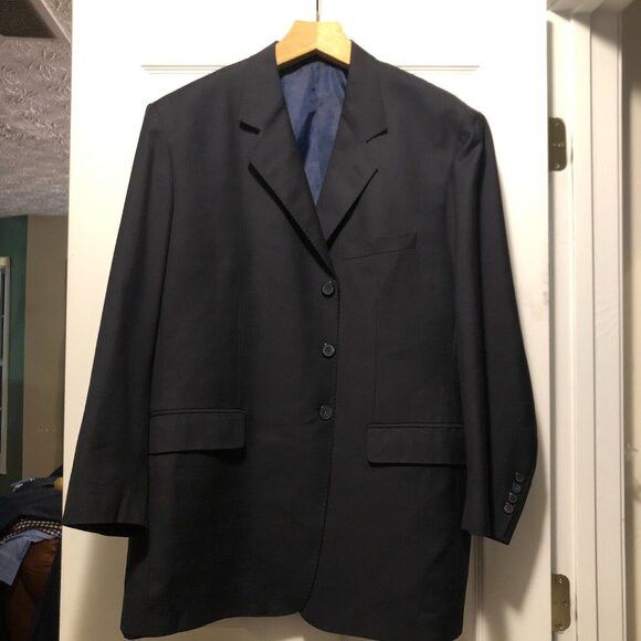 Ermenegildo Zegna ERMENEGILDO ZEGNA MEN'S 100%WOOL SPORT COAT BLAZER SIZE:40 Size 40R - 12 Thumbnail