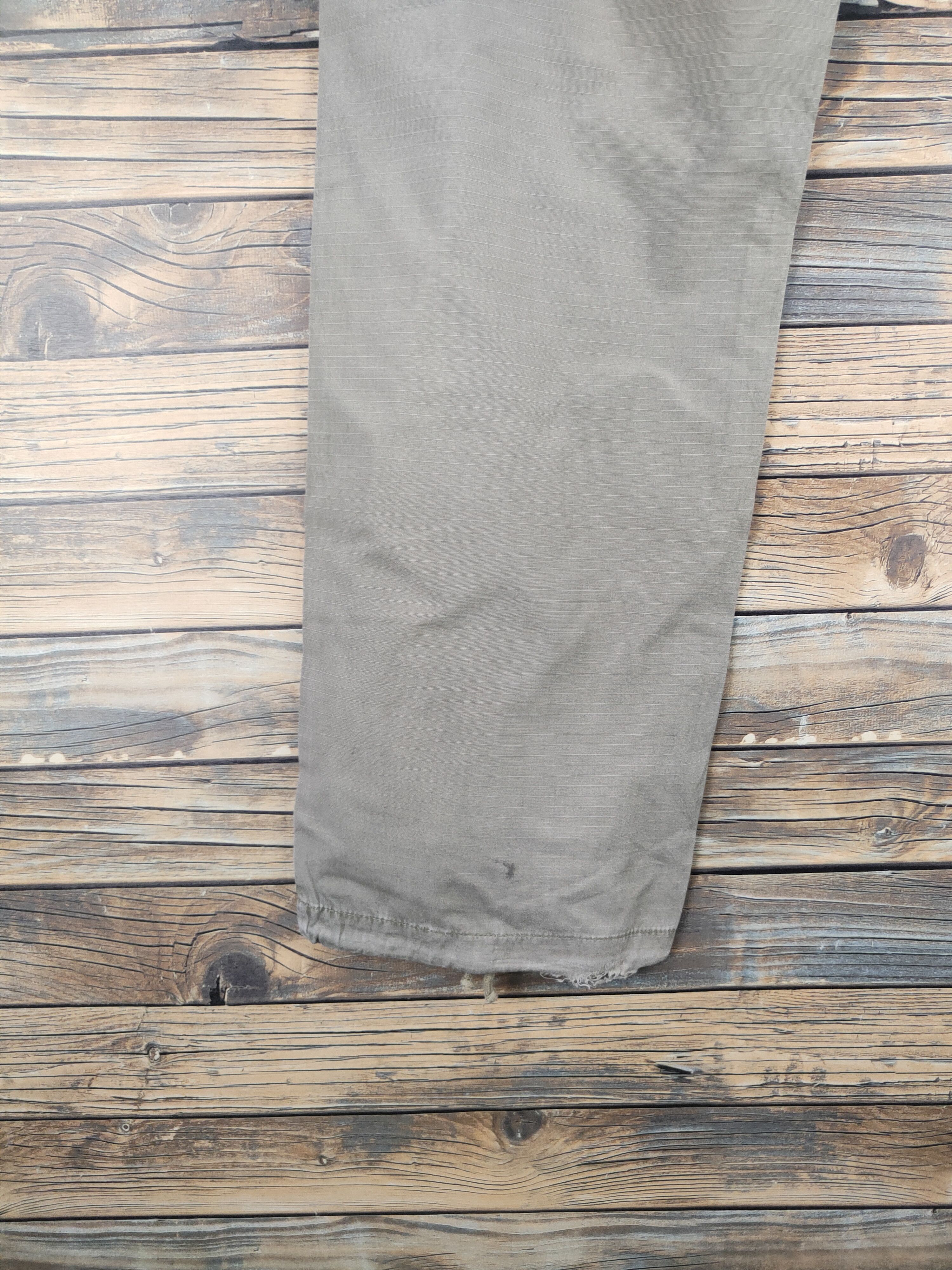 Japanese Brand DL Back Number Olive Faded Multipocket Cargo Pants #46-227T Size US 34 / EU 50 - 11 Thumbnail