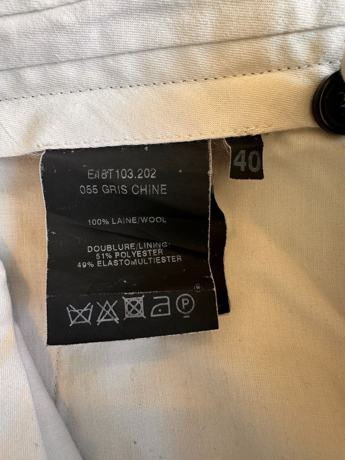 AMI Grey Ami Paris Suit Pant Size US 31 - 5 Thumbnail
