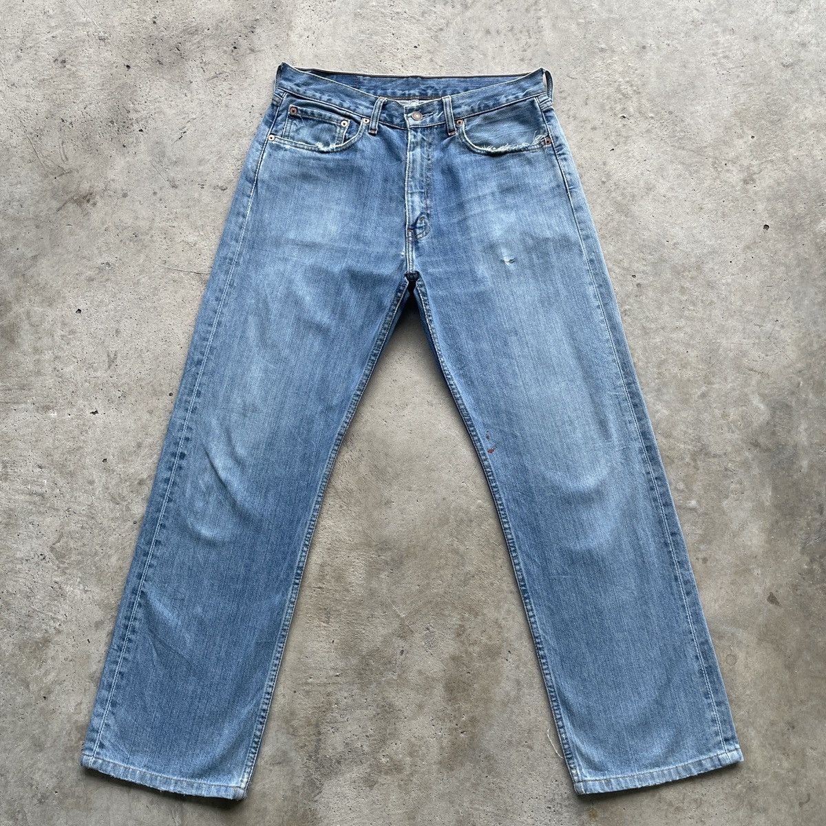 image of Vintage Levi’S 512 Faded Denim Jeans Pants W31X30 in Faded Blue, Men's