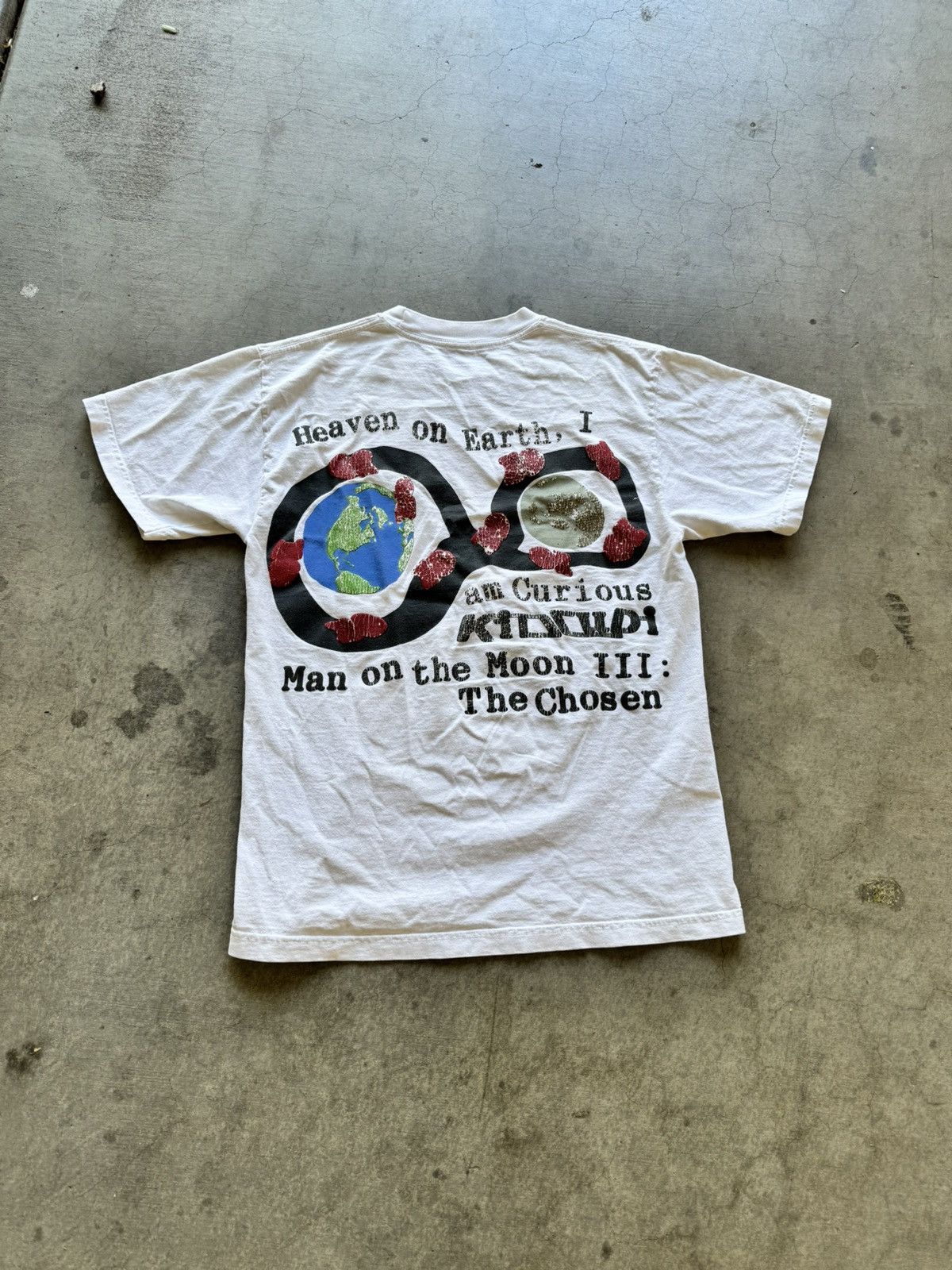 Cactus Plant Flea Market Man on the Moon 3 Kid Cudi CPFM White Tee Size S Size US S / EU 44-46 / 1 - 3 Thumbnail