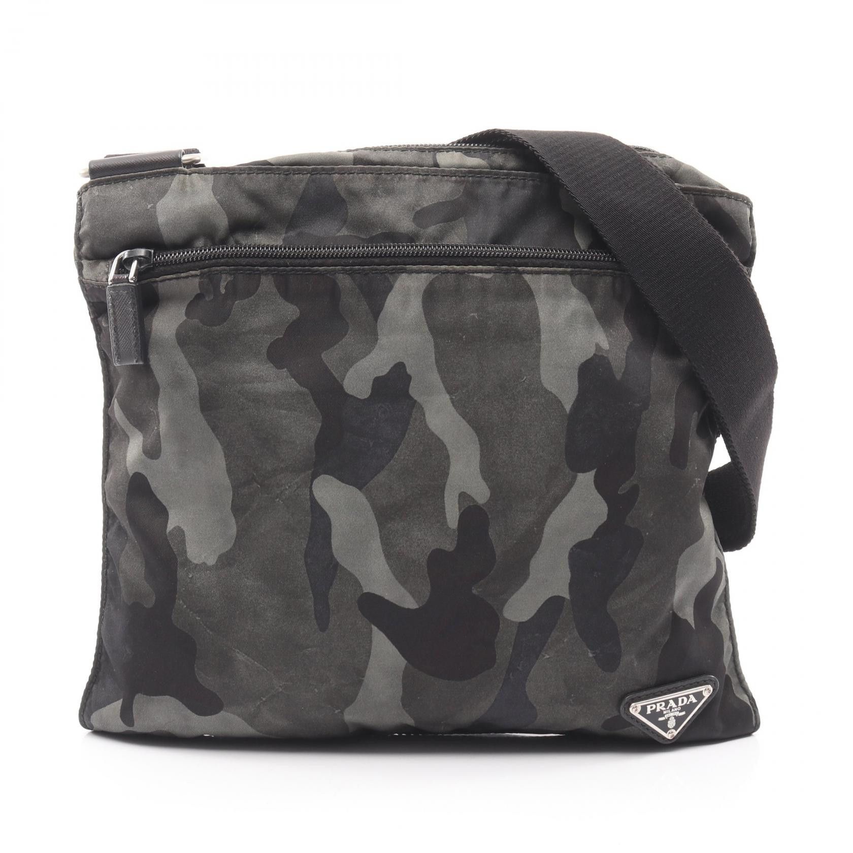 Prada Prada Prada Nylon Shoulder Bag Textile Shoulder Bag DUTY FREE for USA Size ONE SIZE - 1 Thumbnail