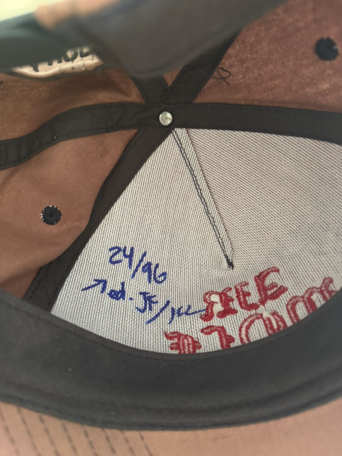 Paly Hollywood Paly Hollywood Jan Michael Embroidered Hat Size ONE SIZE - 7 Thumbnail