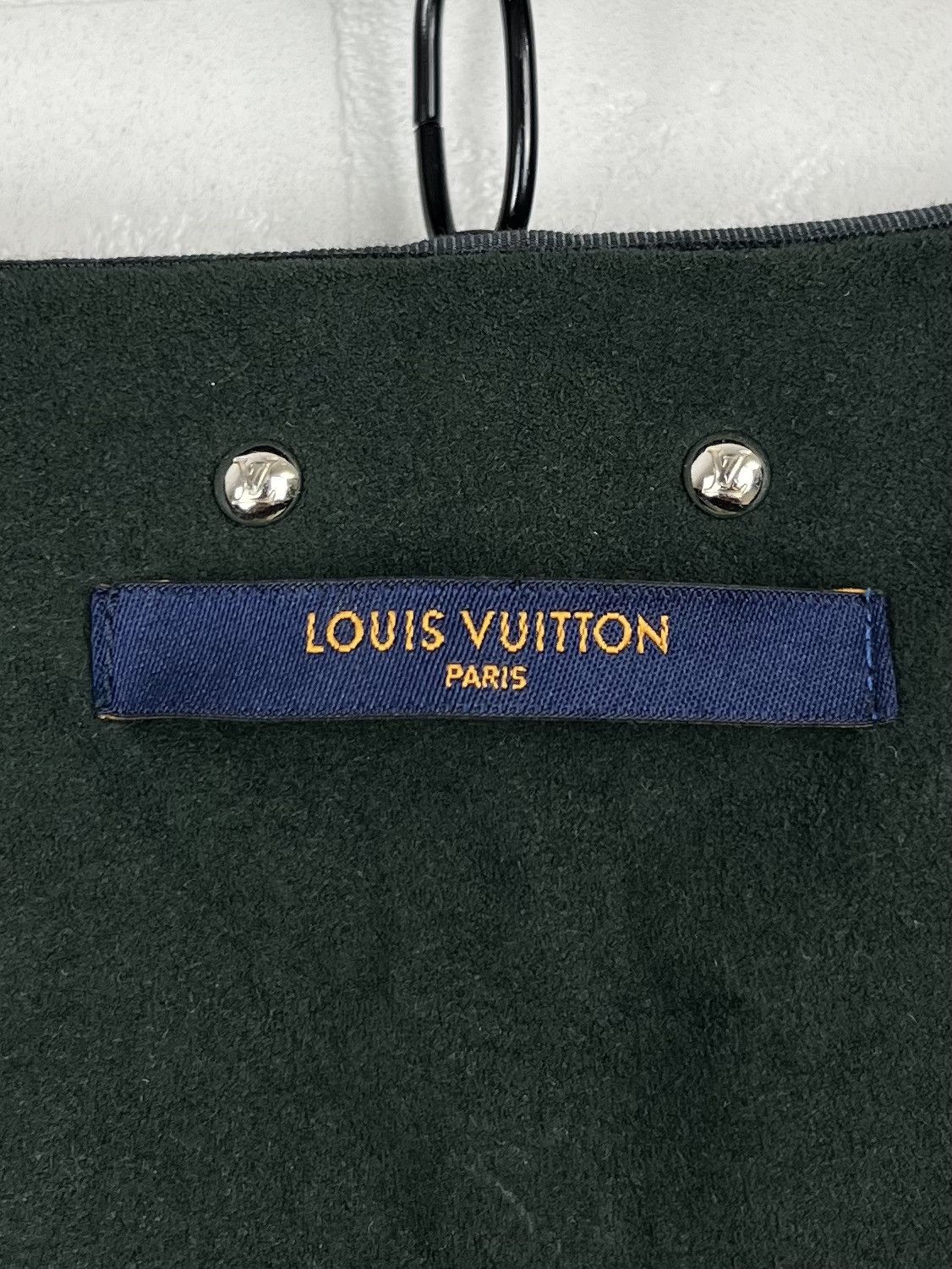 Louis Vuitton LOUIS VUITTON Zip Hoodie Cotton LV Logo Dark Olive Men’s Size US L / EU 52-54 / 3 - 9 Thumbnail