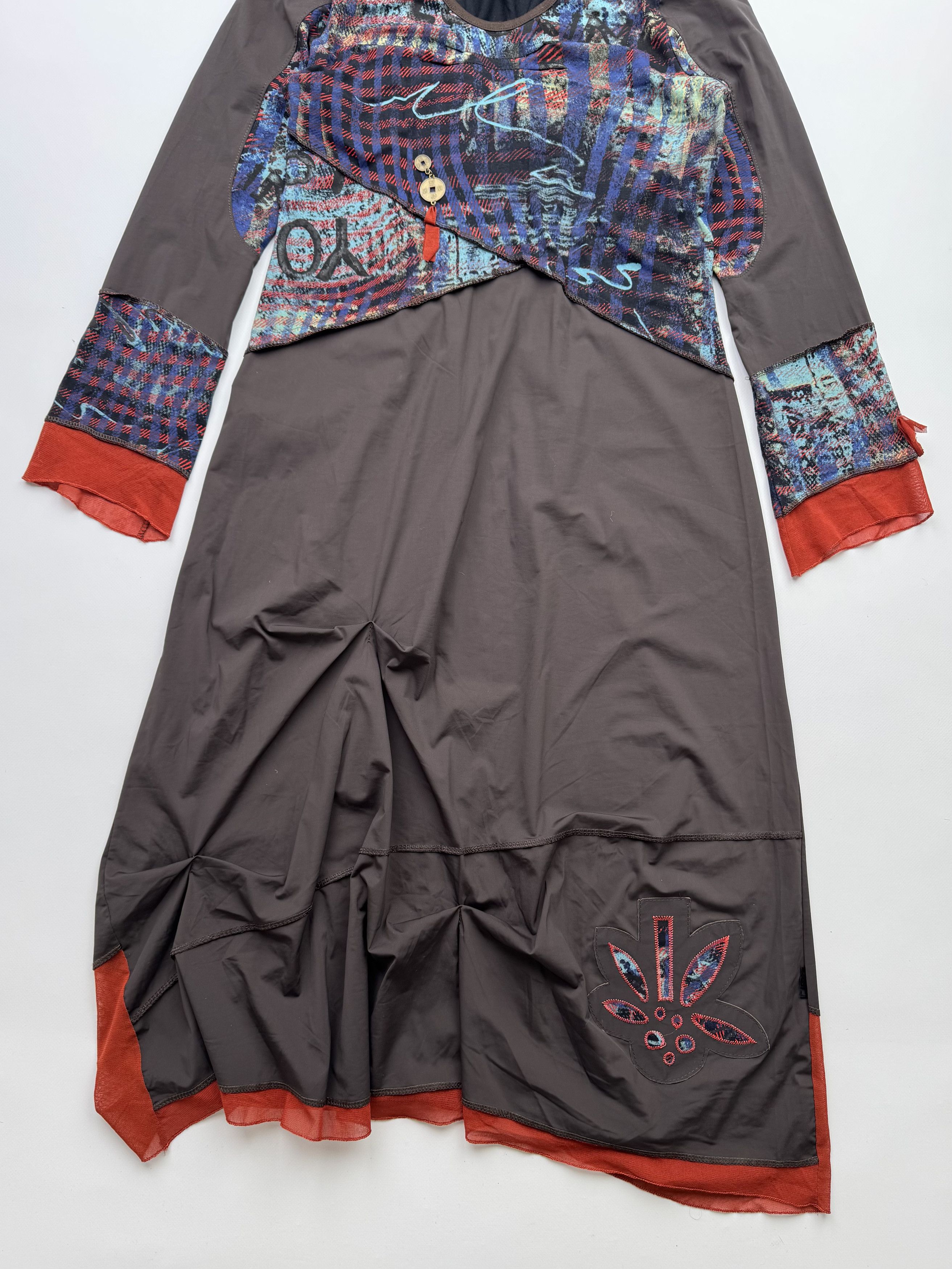 Vintage Vintage Dress With Long Sleeve B239(V500)E2 Size S / US 4 / IT 40 - 3 Thumbnail