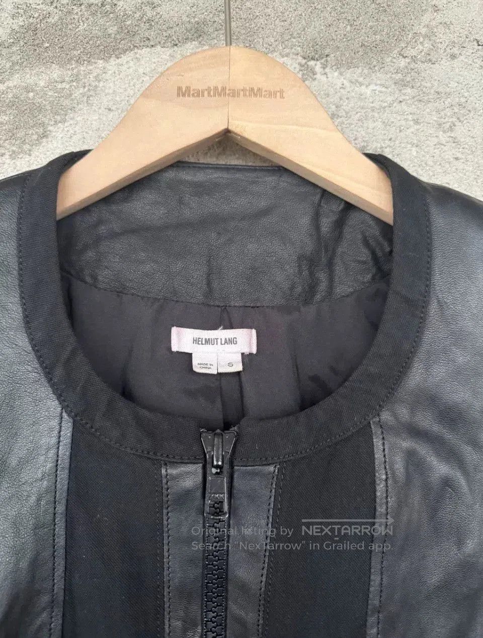 Helmut Lang Helmut Lang Fitted Leather Jacket. Size S / US 4 / IT 40 - 5 Thumbnail