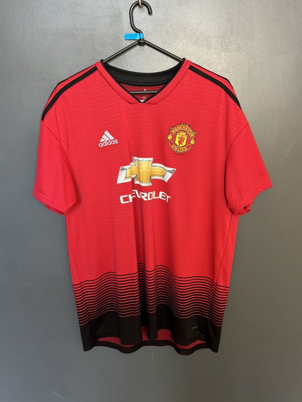 Adidas Manchester United 18/19 Home Football Jersey T-Shirt Size US XL / EU 56 / 4 - 1 Thumbnail