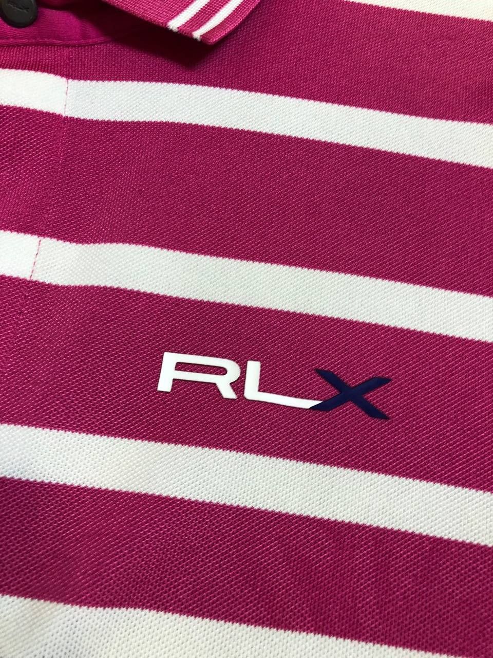 RLX Ralph Lauren RLX Ralph Lauren striped Short Sleeve Pink Shirt polo Size US M / EU 48-50 / 2 - 10 Thumbnail