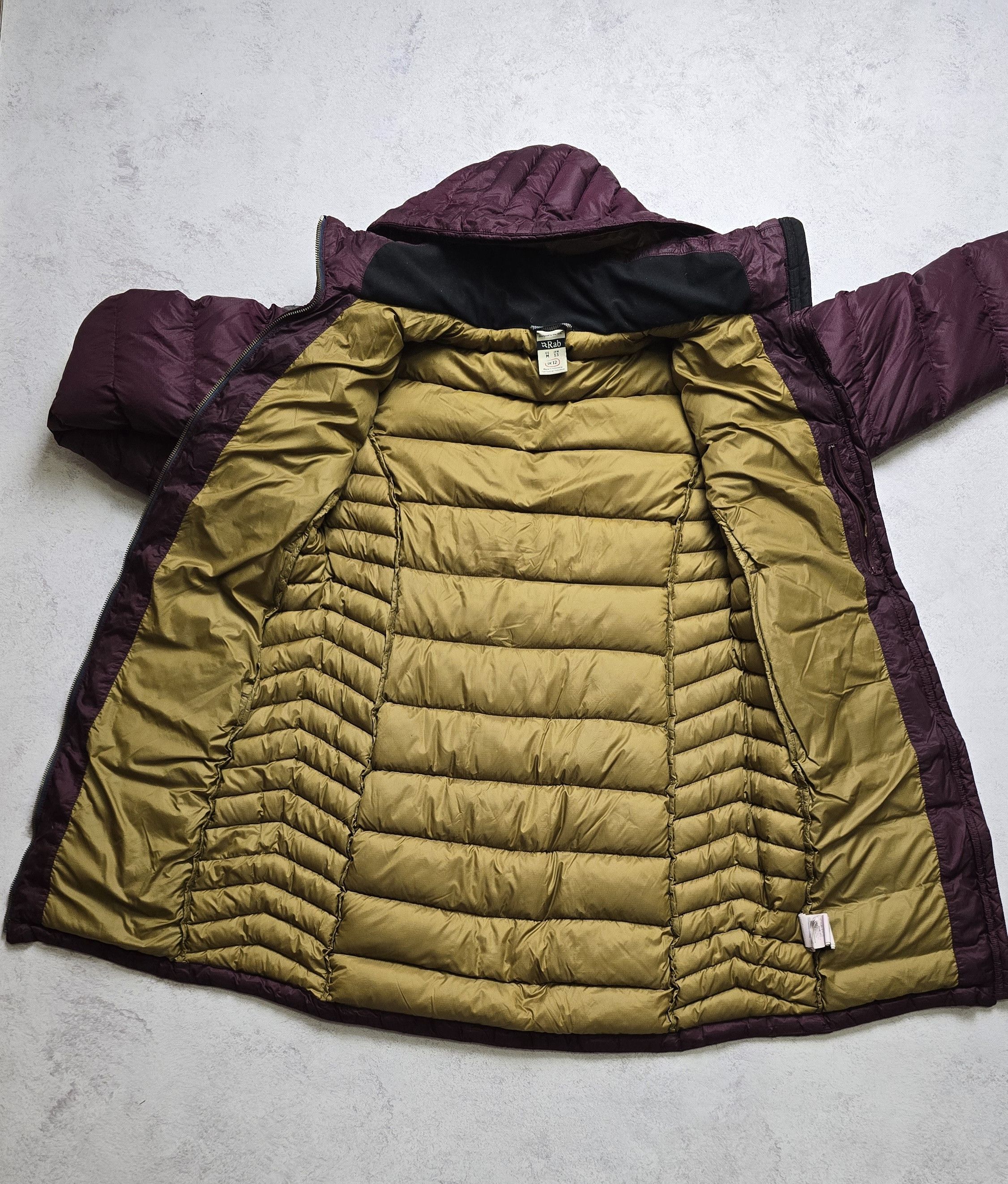 Rab Rab Deep Cover Down Parka Hooded Burgundy Winter Jacket Size M / US 6-8 / IT 42-44 - 14 Thumbnail