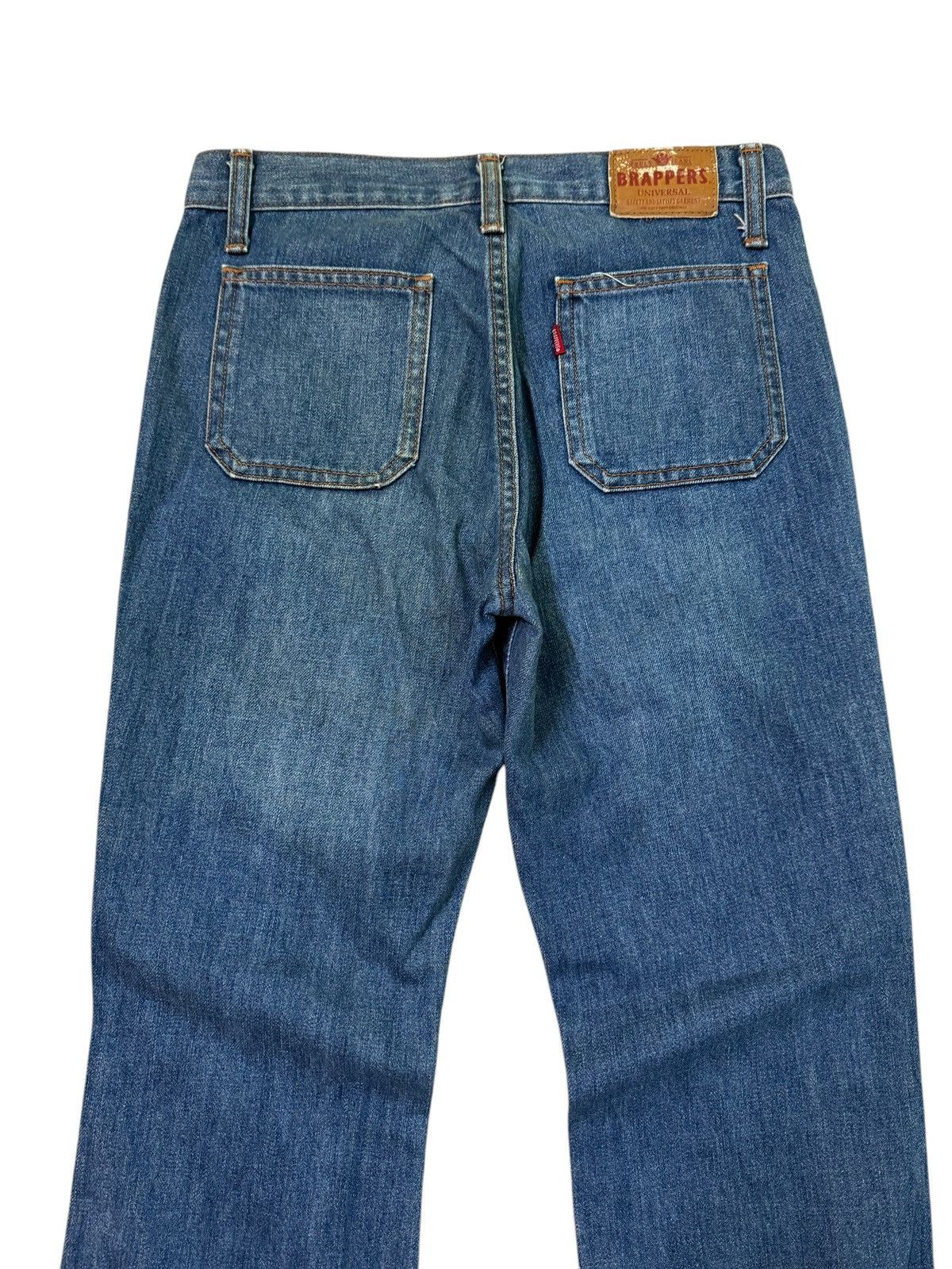 Japanese Brand Flared BRAPPERS BUSH PANT BELL BOTTOM BOOT CUT DENIM Size US 28 / EU 44 - 8 Thumbnail