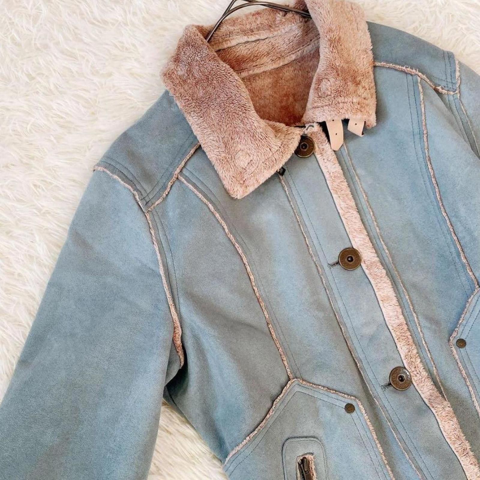 Other Faux fur and suede fairy grunge blue penny lane coat Size XS / US 0-2 / IT 36-38 - 4 Thumbnail