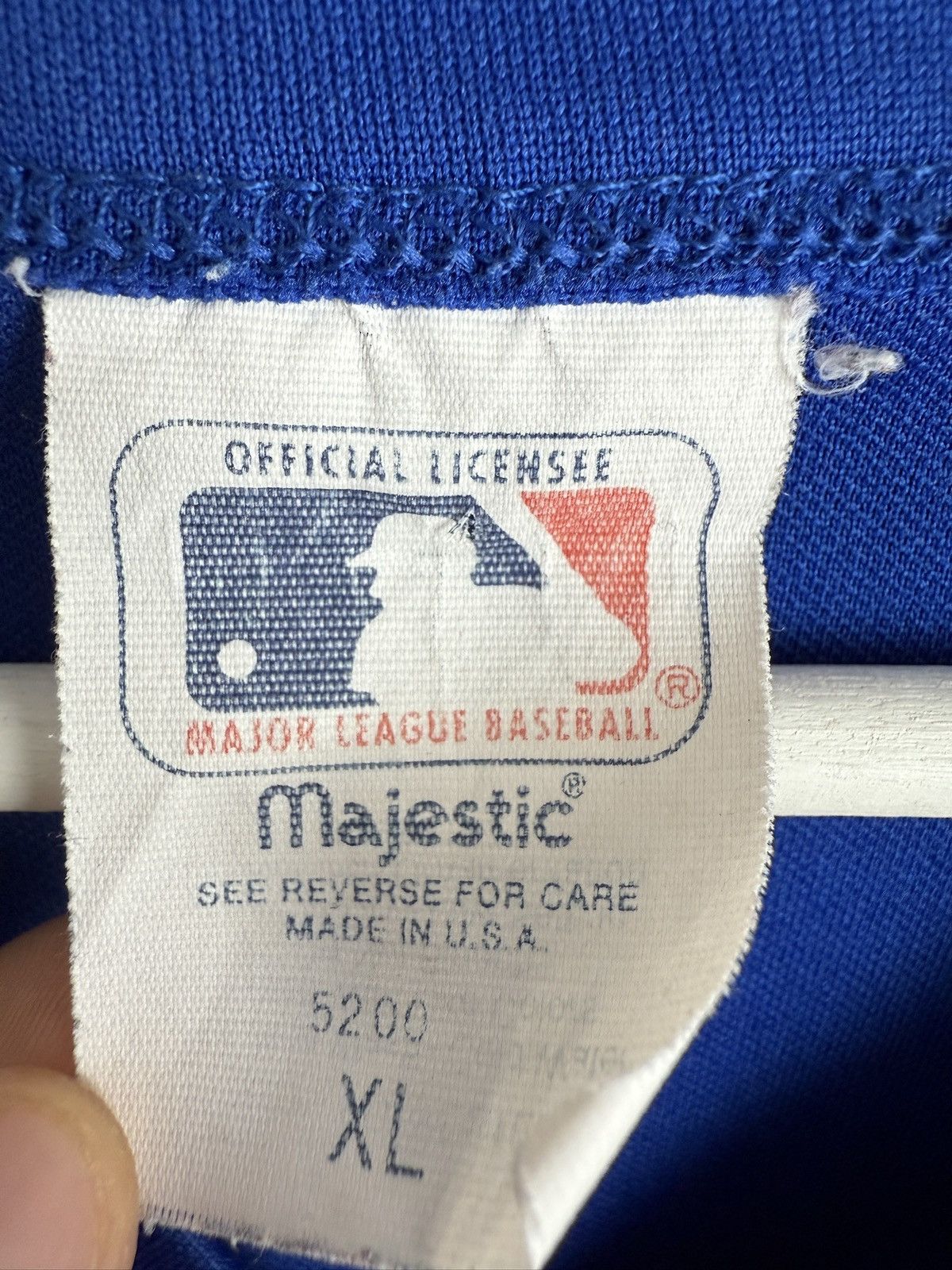 MLB × Majestic Vintage 90s Majestic New York Mets jersey t-shirt XL hiphop Size US XL / EU 56 / 4 - 3 Thumbnail