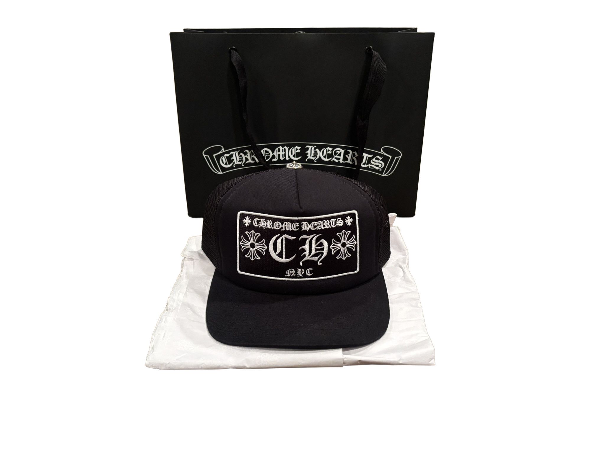 Chrome Hearts Chrome Hearts NYC Trucker Hat | Grailed