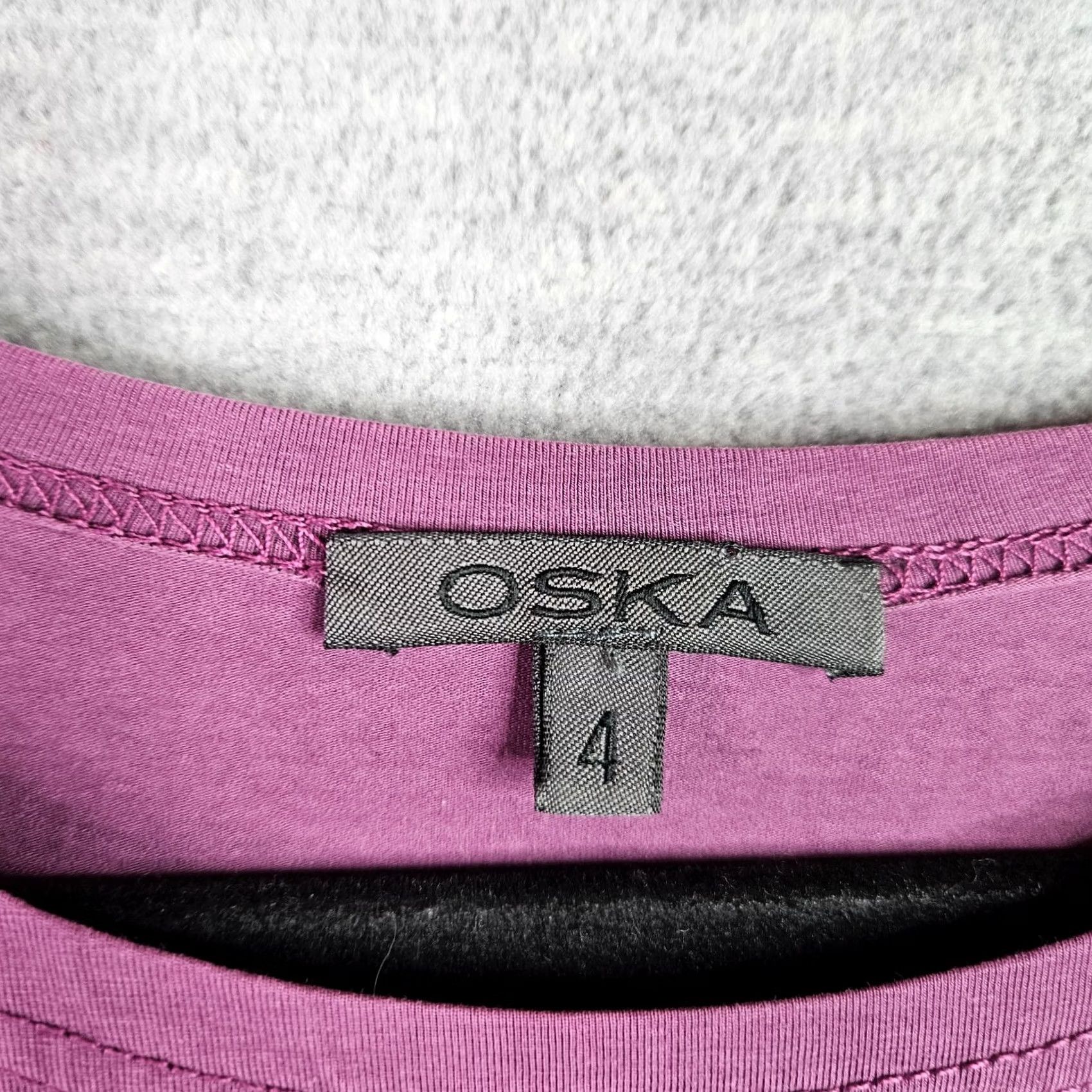 Vintage OSKA Women's Top Purple Oversized Long Sleeve Tee Relaxed Fit Size 4 Size S / US 4 / IT 40 - 5 Thumbnail