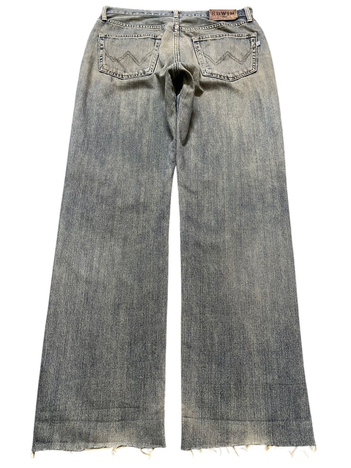 Edwin Vintage Edwin Faded Wash Distressed Loose Jeans Size US 32 / EU 48 - 2 Thumbnail