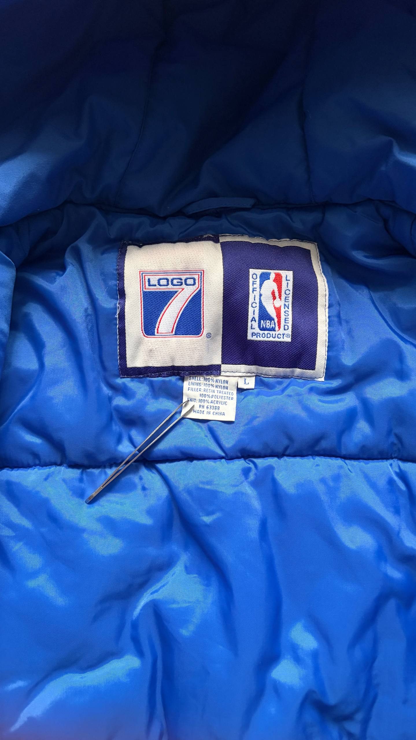 Logo 7 Vintage 90s Logo 7 Cleveland Cavaliers NBA Puffer Jacket Size US L / EU 52-54 / 3 - 5 Thumbnail
