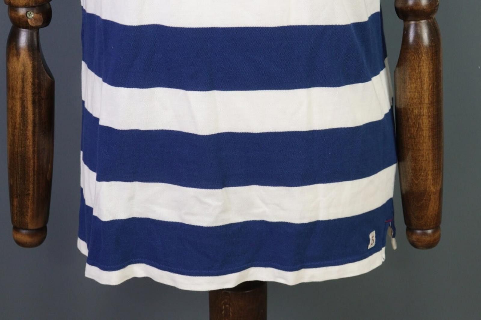 Designer Hackett London White Striped Short Sleeve Polo Shirt Size L Size US L / EU 52-54 / 3 - 2 Thumbnail