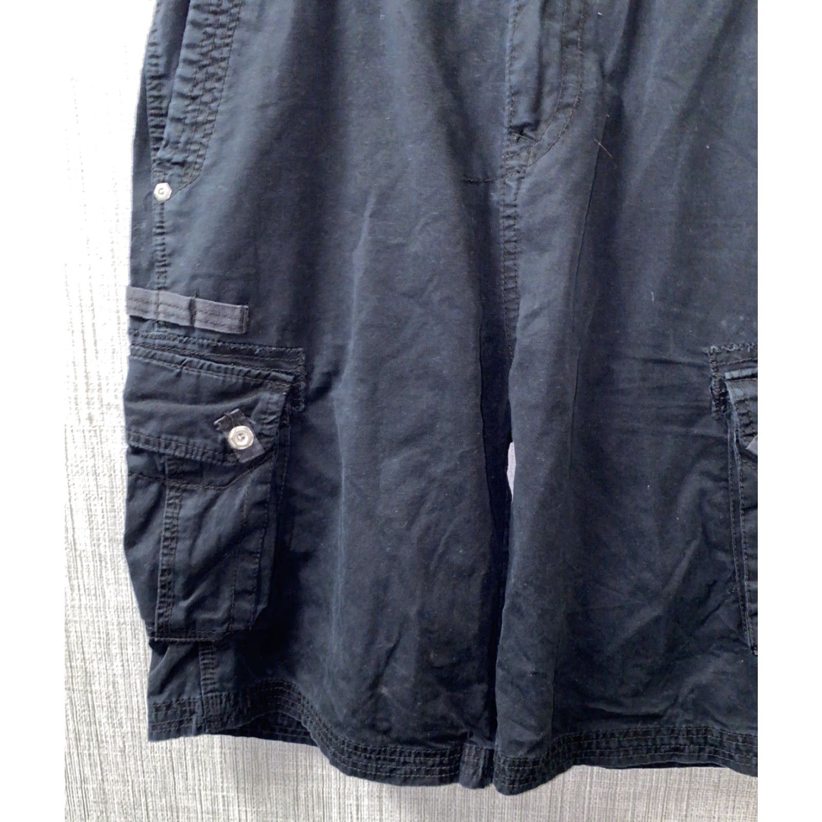 Buckle Black Buckle Black Cargo Shorts Men Size 34 Black Casual Cotton Linen Size US 34 / EU 50 - 3 Thumbnail