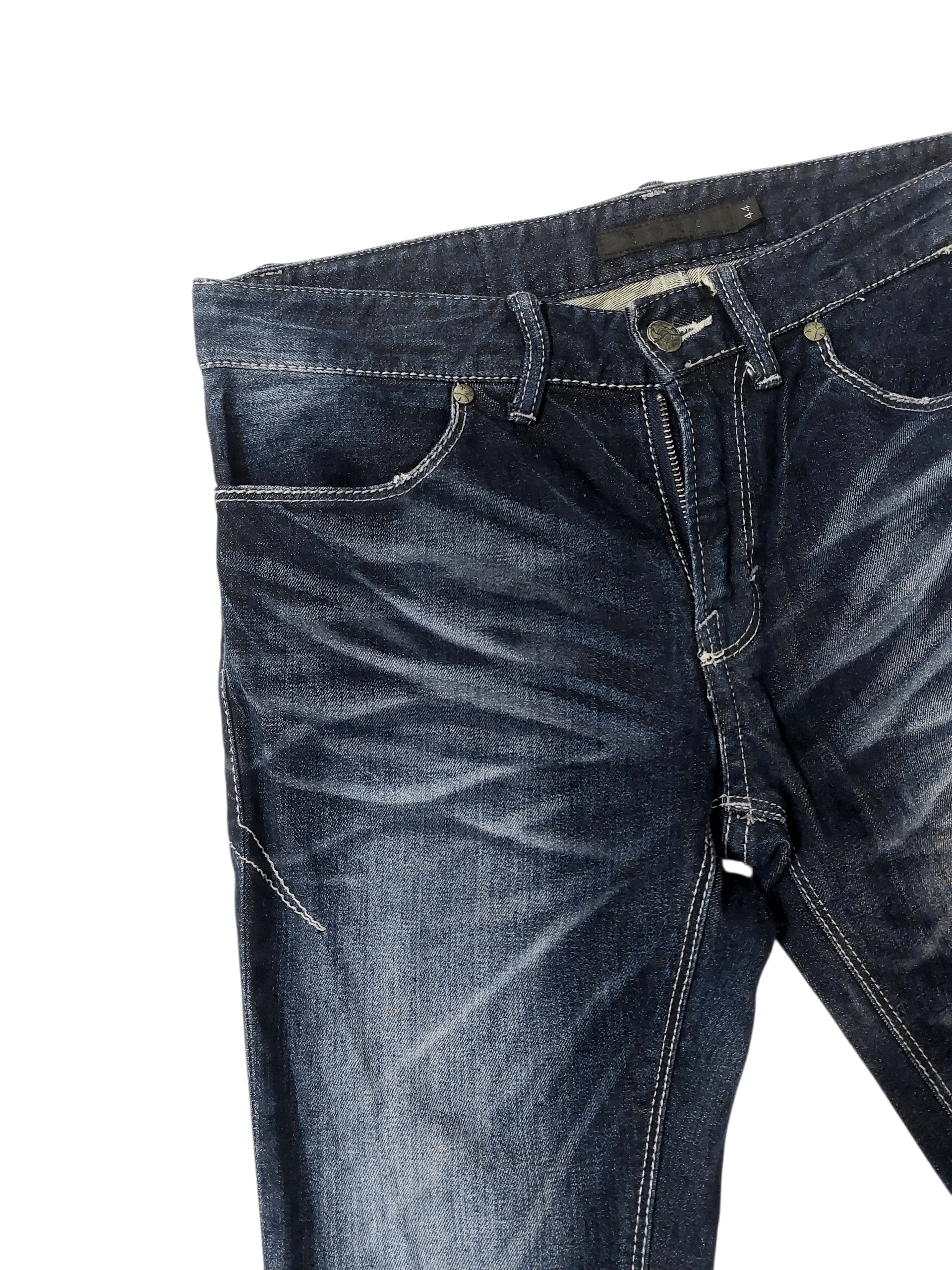 GOSTAR DE FUGA FUGA Spiral Distressed Denim Size US 31 - 8 Thumbnail