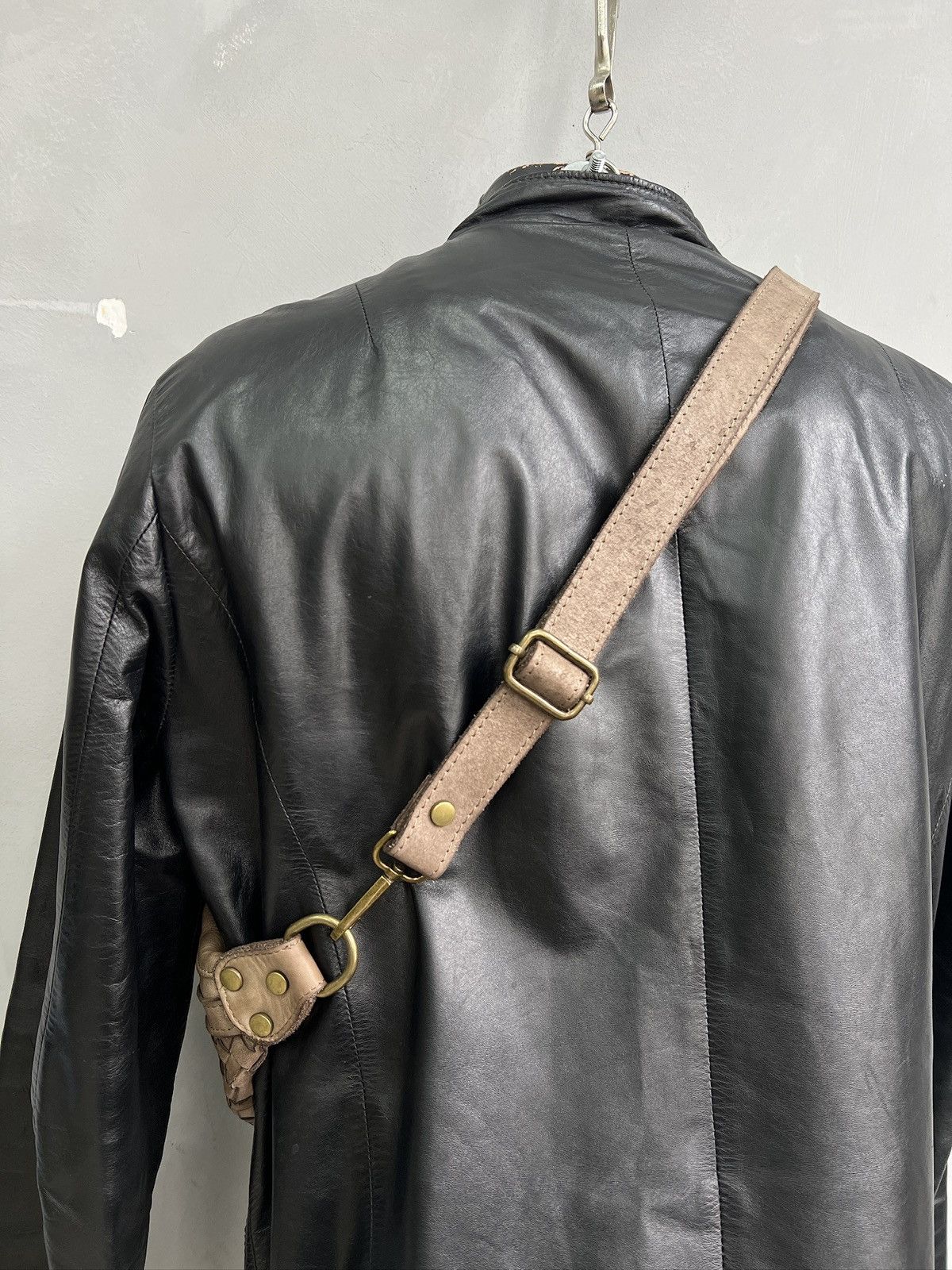 KMRii Avant garde waist bag leather brown kmrii style y2k Size ONE SIZE - 3 Thumbnail