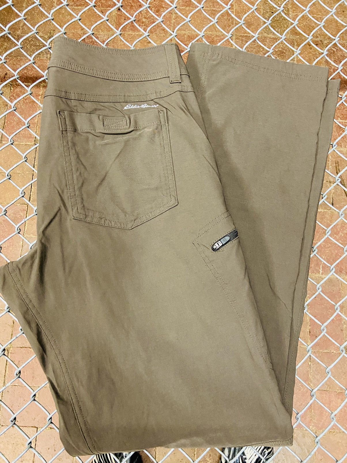 Vintage Eddie Bauer Earth Tone Loose Cargo Pants | Grailed