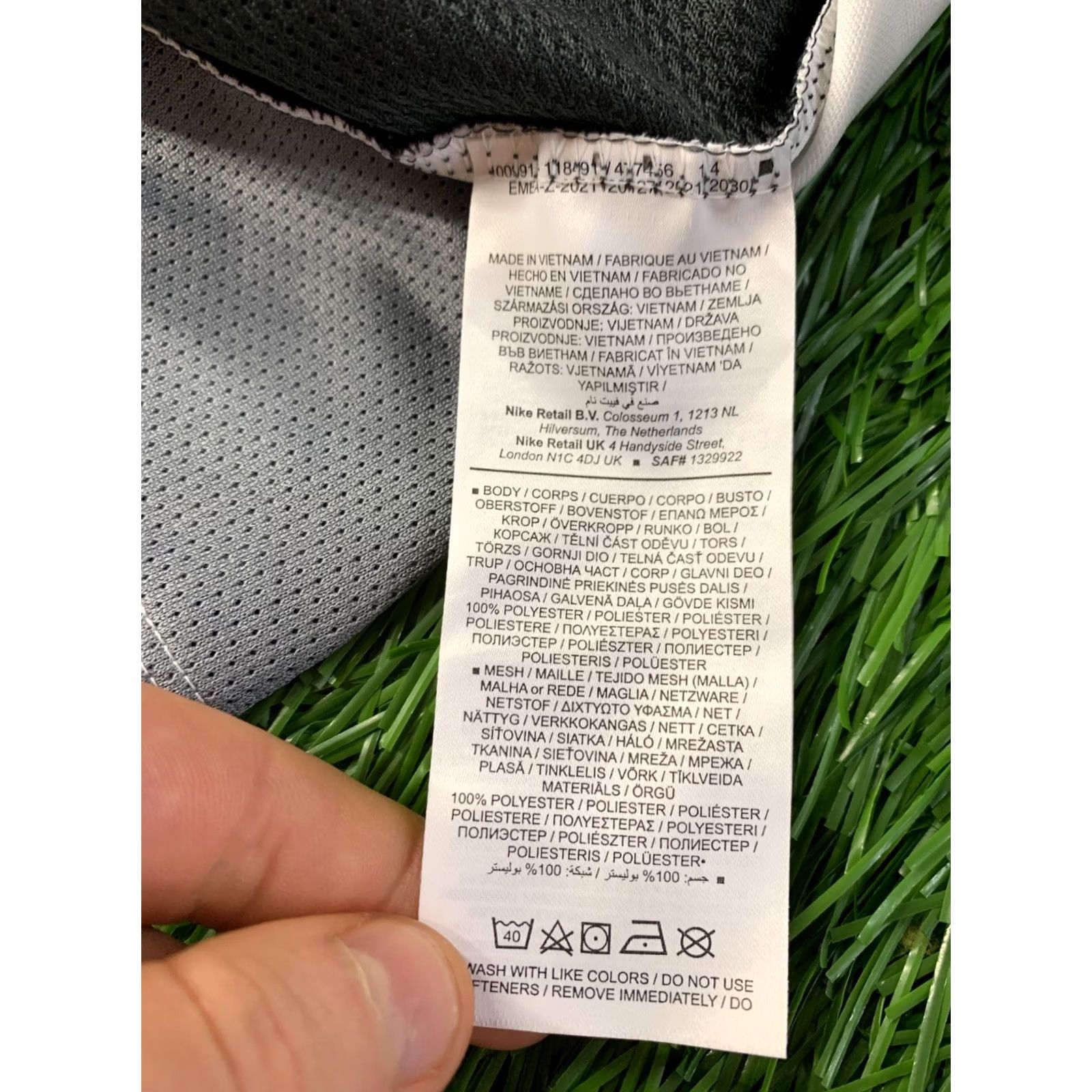 Nike Nike Academy Dri-Fit Original 2025 Men Football Slim Shirt Jersey S White and Gray Nike Dri-FIT Shirt Men Slim Football 2025 Size US S / EU 44-46 / 1 - 7 Thumbnail