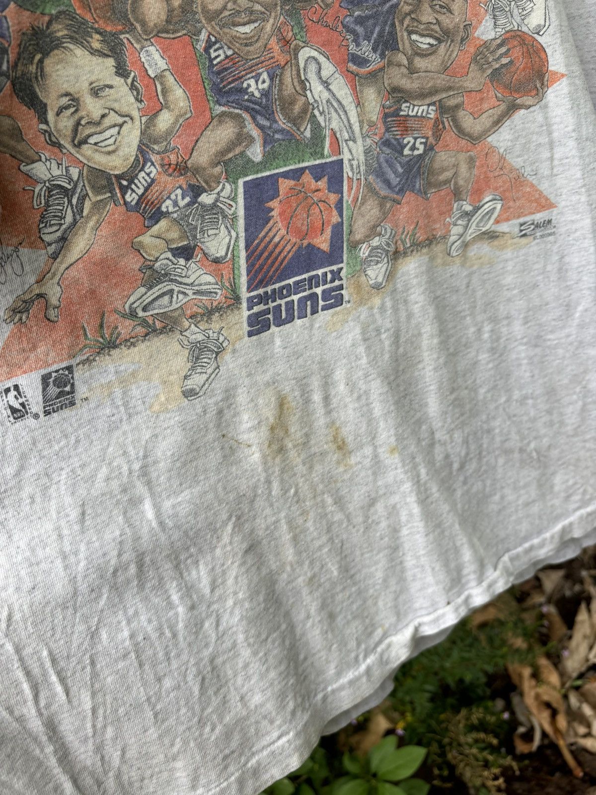Salem Sportswear Vintage Pheonix Suns Caricature Tee Size US XL / EU 56 / 4 - 2 Thumbnail
