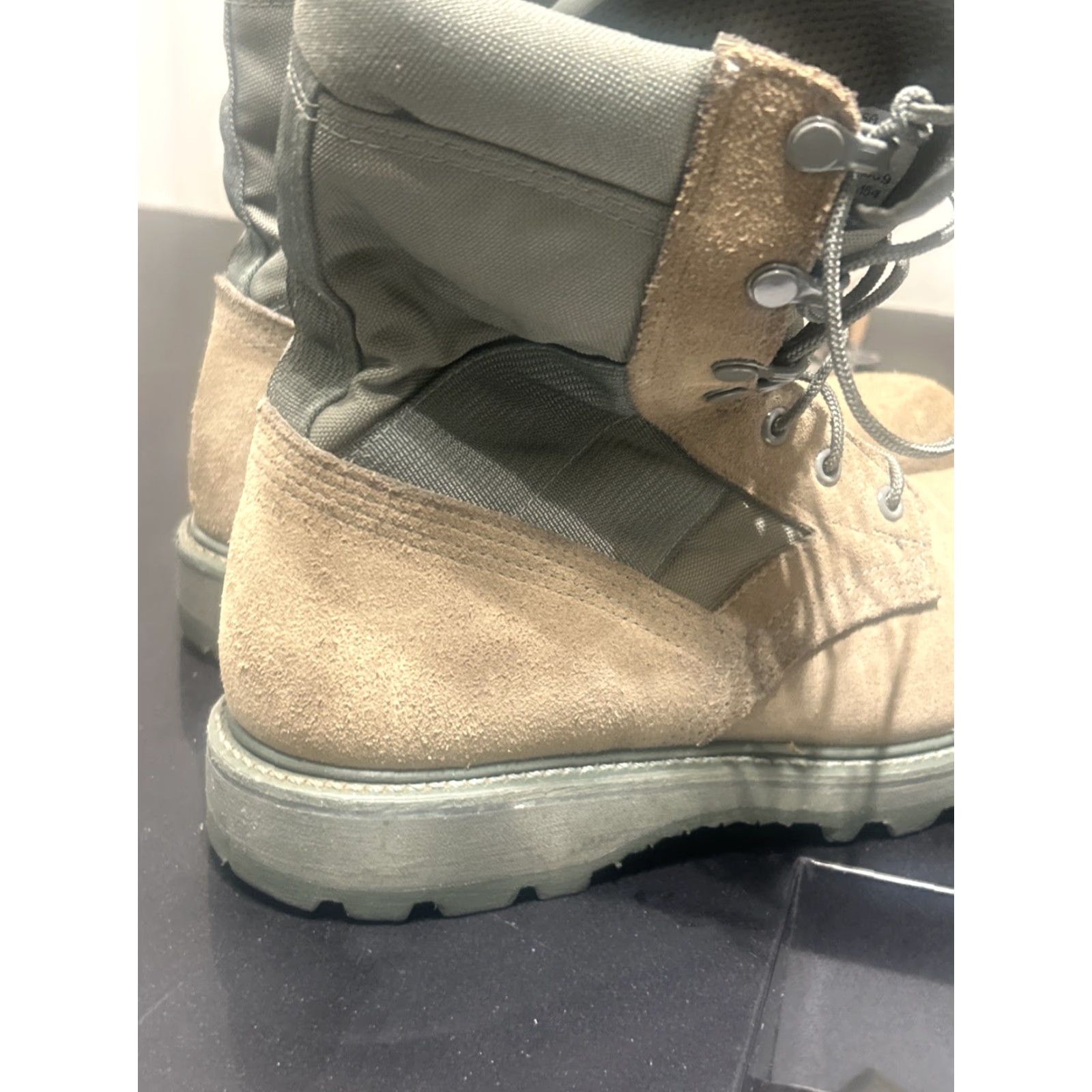 Vibram Vibram 8430 Military Boots Steel Toe Mondo Sage Green Suede Size 9 Men Combat USA Boots Size US 9 / EU 42 - 6 Thumbnail
