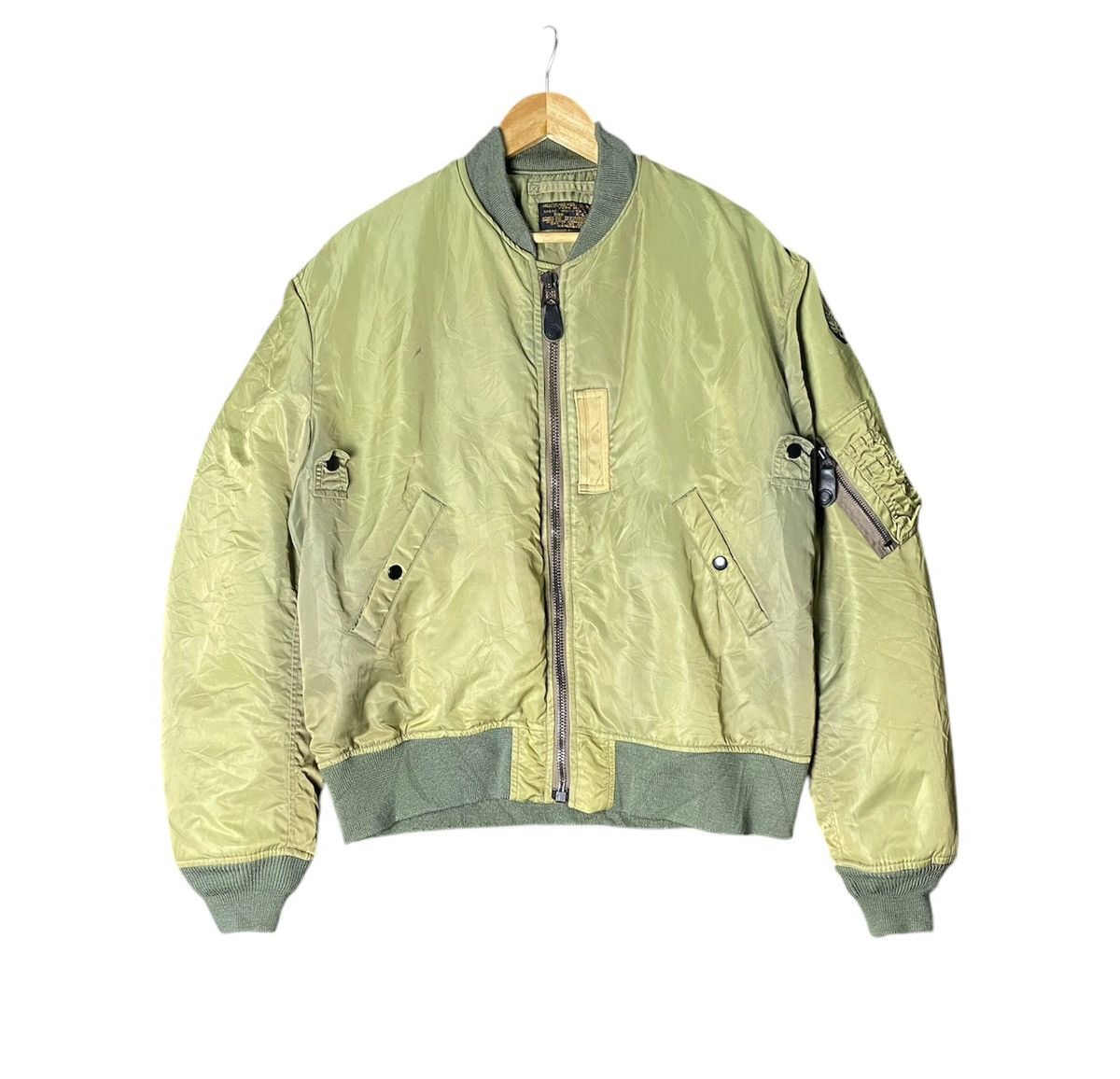 80-90's 〈〉type ma-1 flight jacket Vintage 90s OFFROAD MA-1 US Army Us Air Forces Flight Bomber