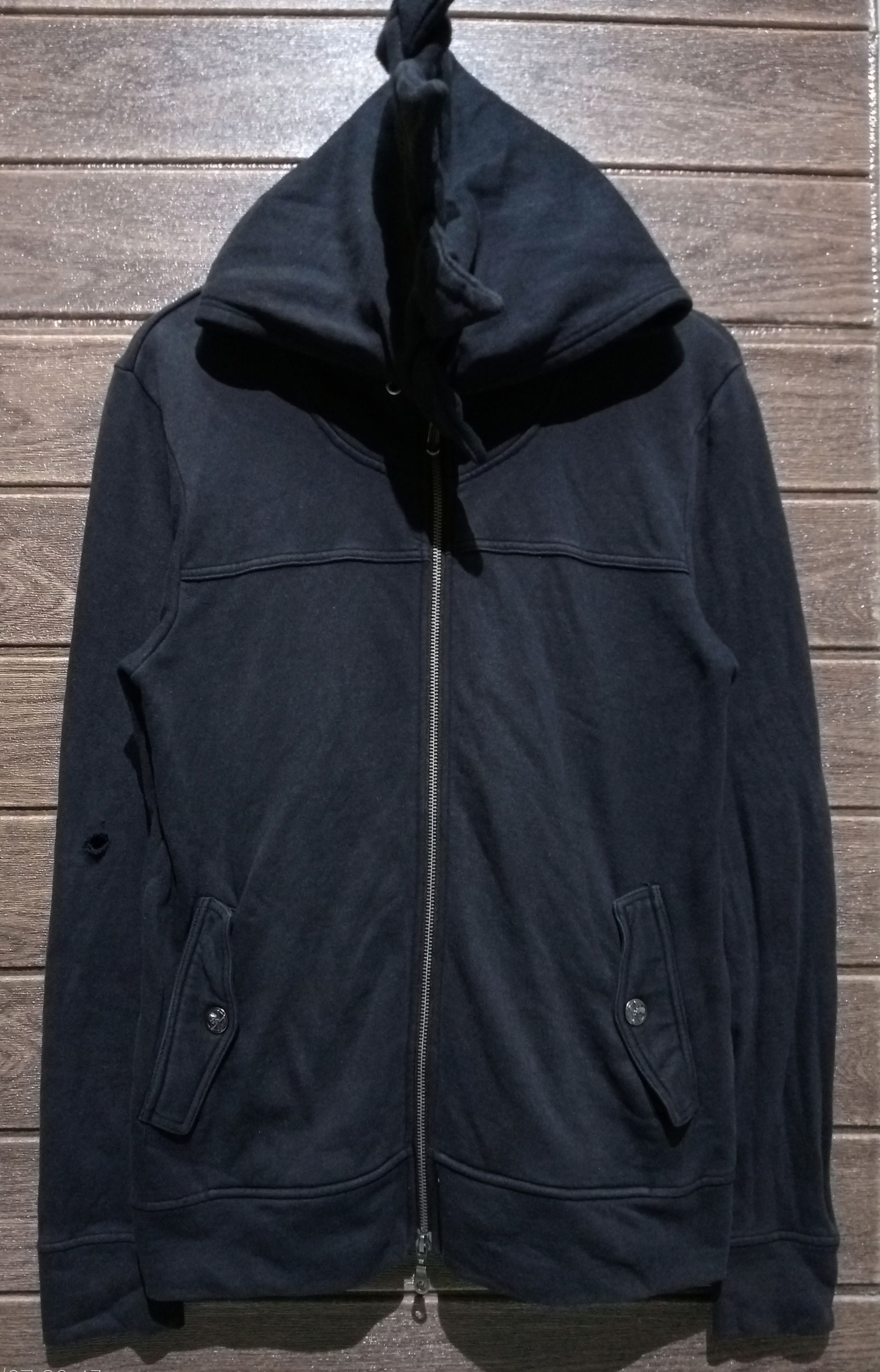 image of Rockability x Roen Vintage Punk Roen X Semantic Design Skulls Pullover Hoodie in Black (Size Large)