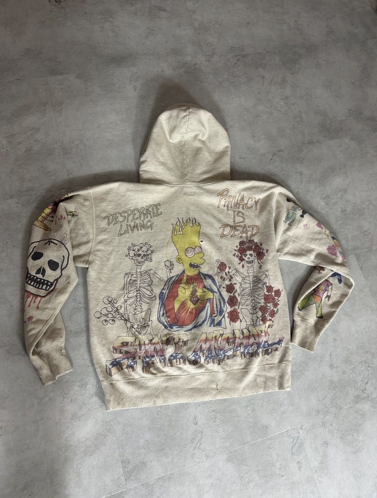 Saint Michael Saint Micheal distressed hoodie Size US XL / EU 56 / 4 - 2 Thumbnail