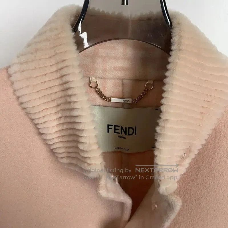 Fendi Fendi Pink Cashmere Women's Jacket . Size M / US 6-8 / IT 42-44 - 6 Thumbnail