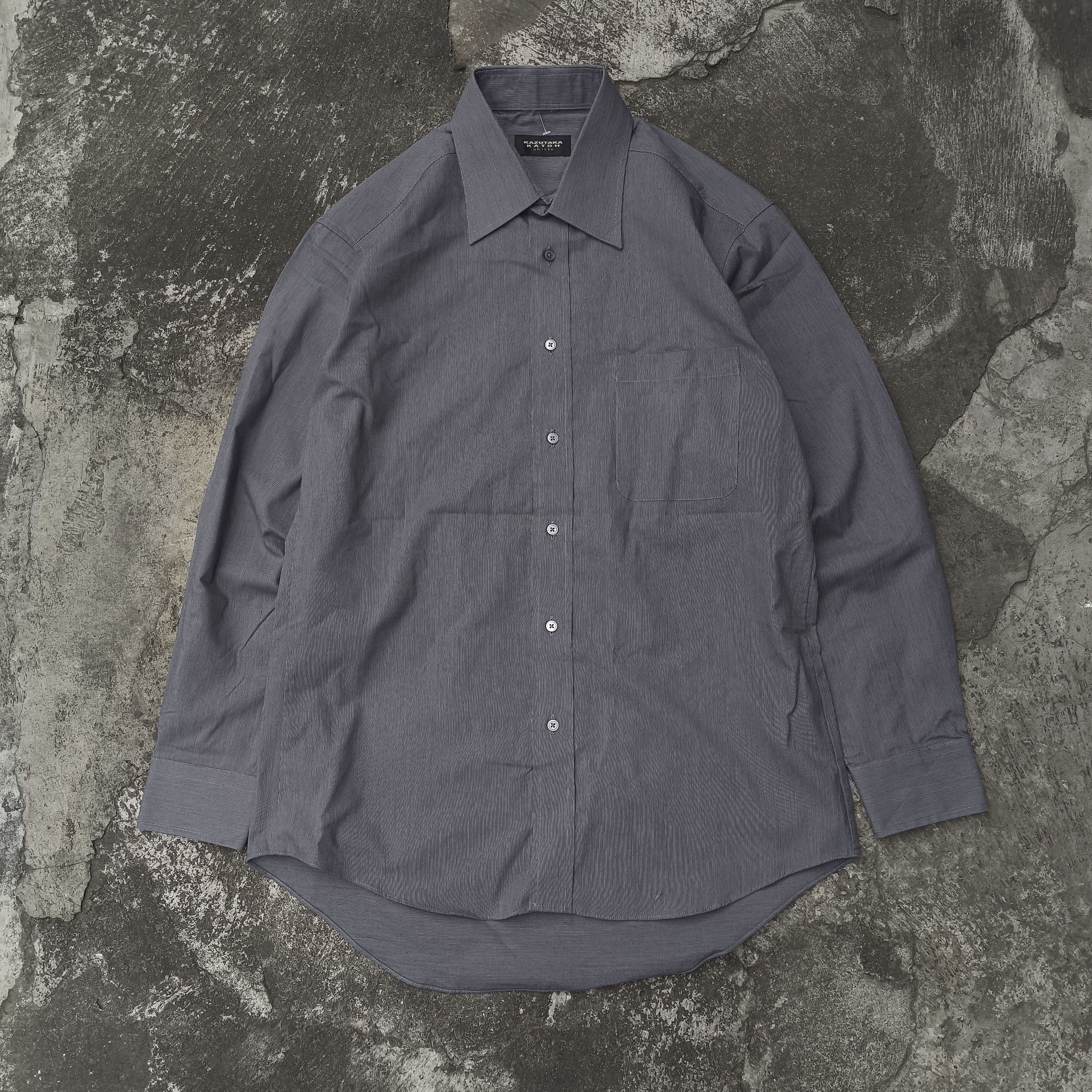Issey Miyake Issey Miyake Tete homme stripped shirt button up sz tag L Size US L / EU 52-54 / 3 - 1 Thumbnail