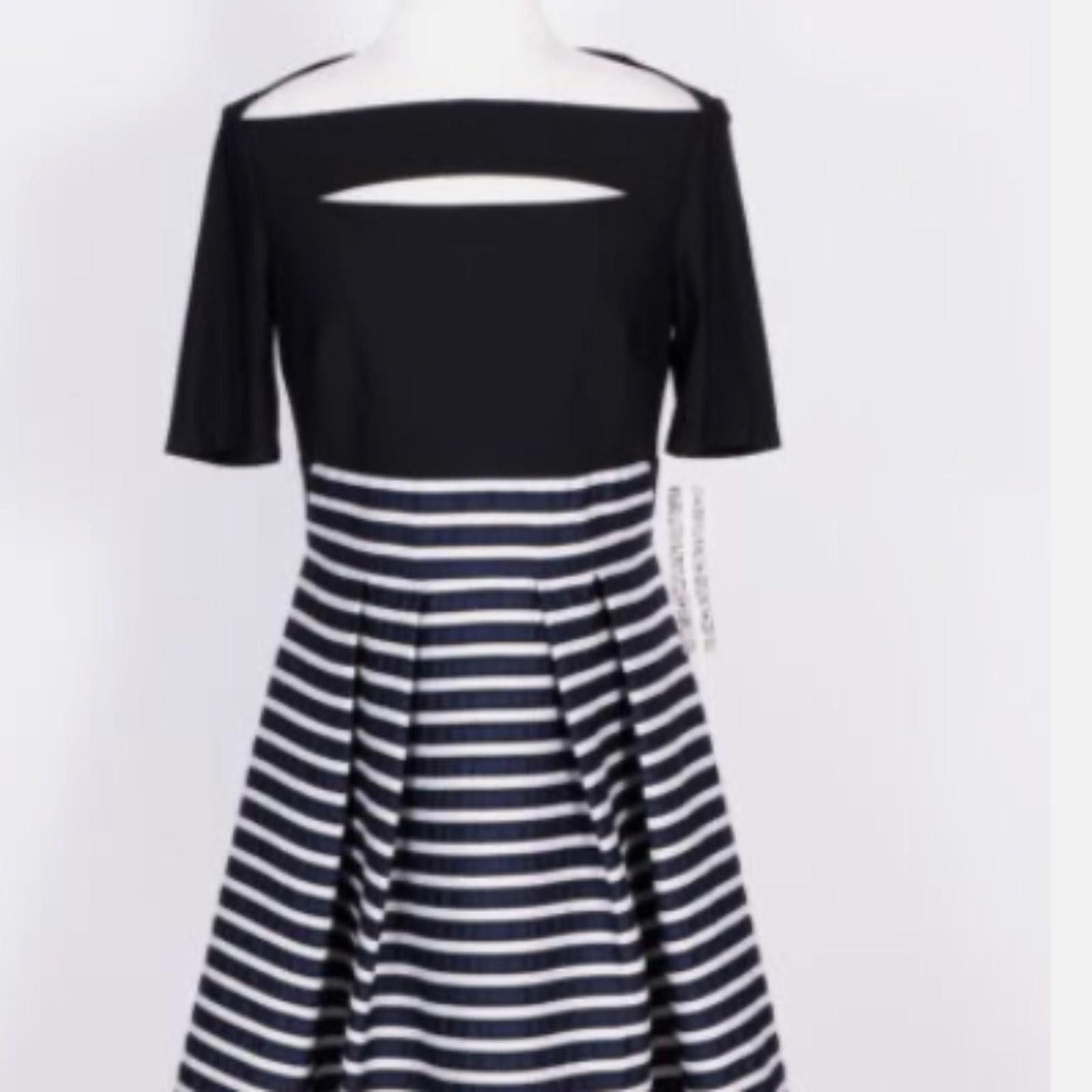 Other Kay Unger Mixed Media Cocktail Dress Size XL / US 12-14 / IT 48-50 - 1 Thumbnail