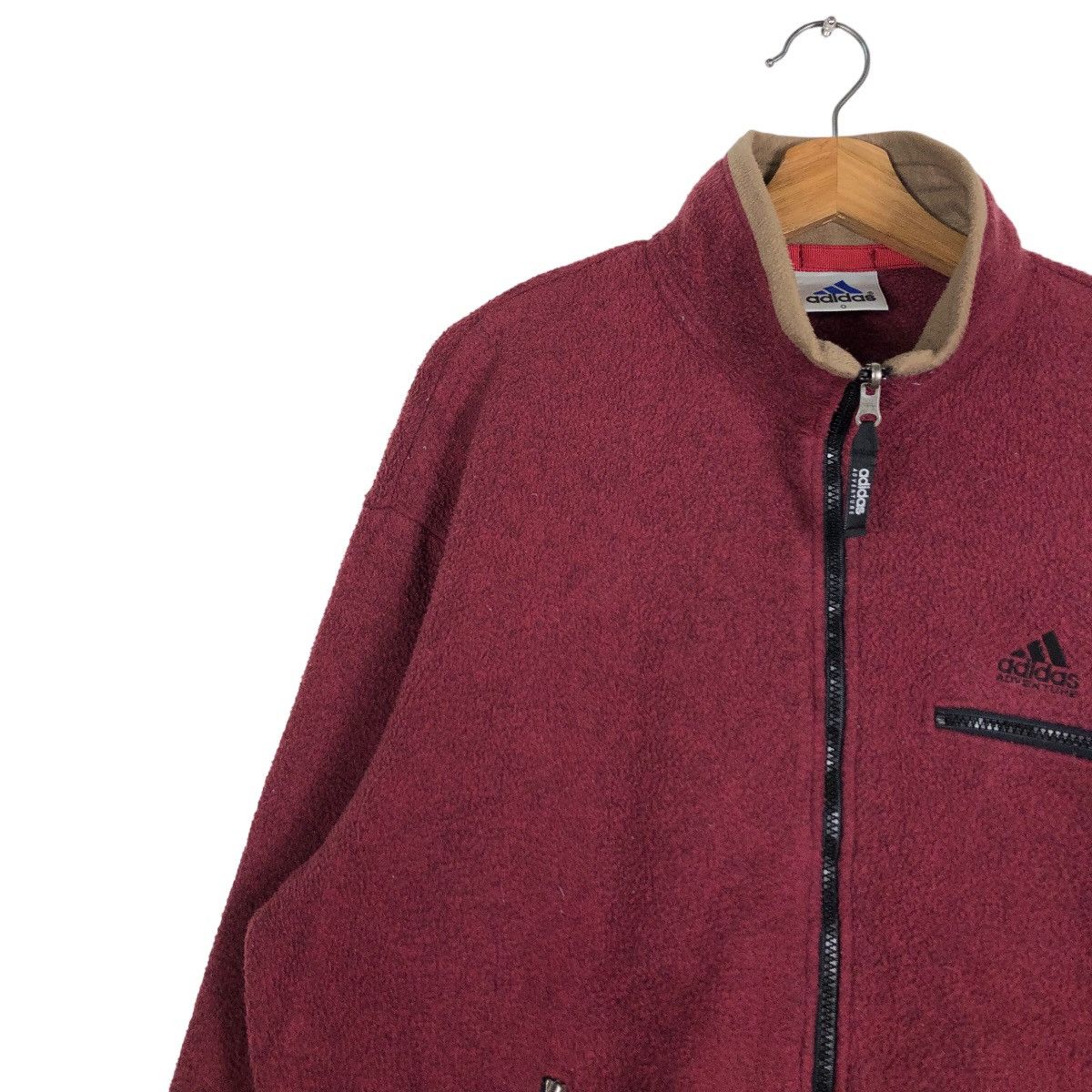 Adidas 🔥Vintage Adidas Bomber Jacket Fleece Big Logo Size US M / EU 48-50 / 2 - 7 Thumbnail