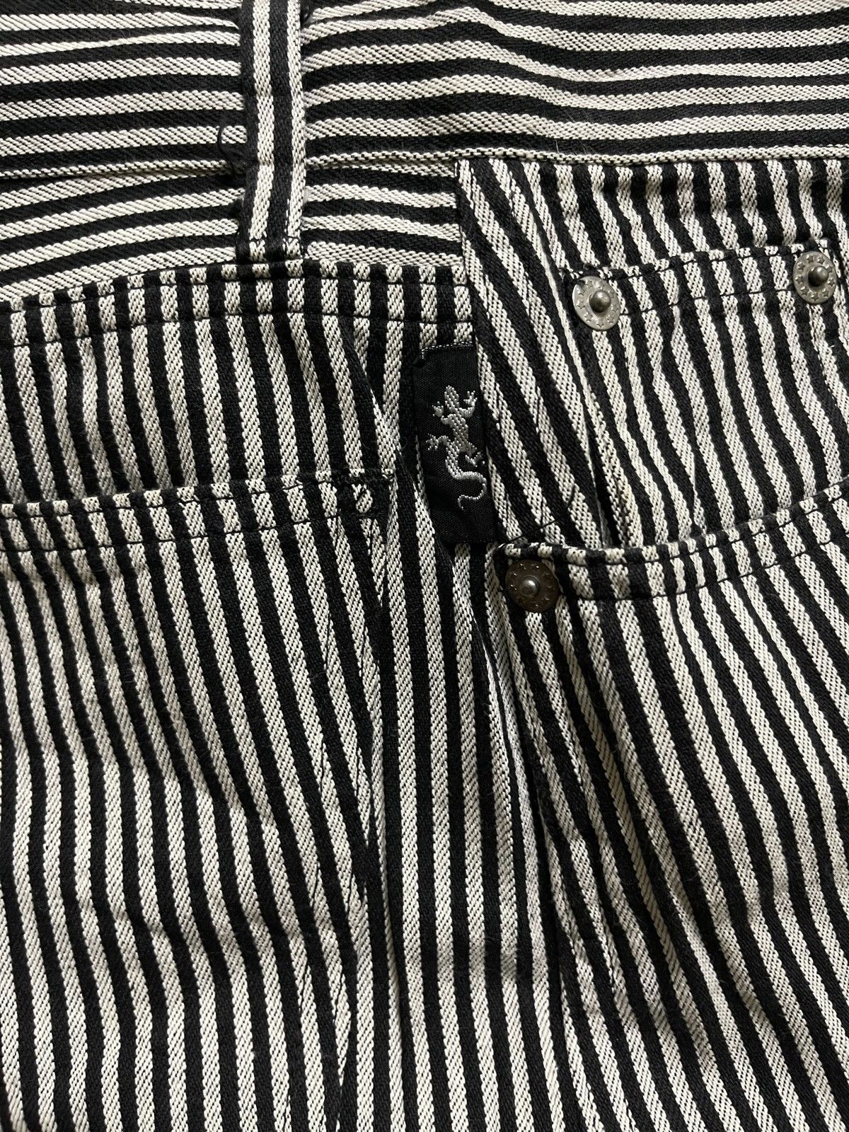 Vintage × agnes b. Agnes b Striped Jeans Size 24" / US 00 / IT 34 - 20 Thumbnail