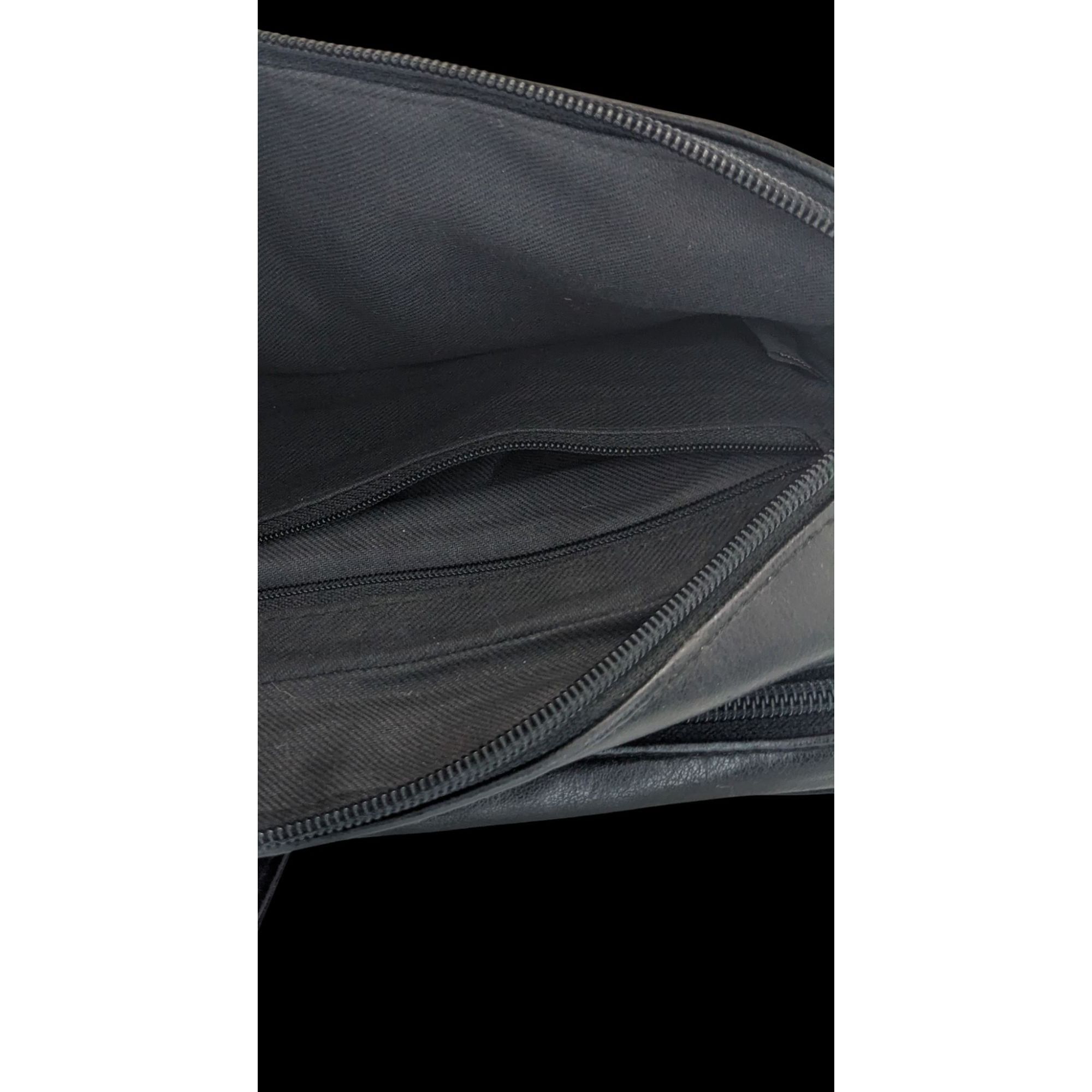 Other Vittoria New York Black Faux Leather Crossbody Bag With Gold Size ONE SIZE - 3 Thumbnail