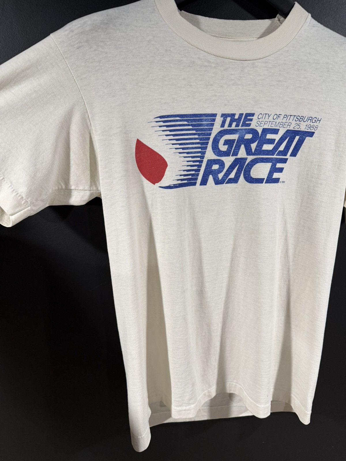 Vintage 1985 Vintage Pittsburgh Single Stitch Soft Thin Grunge Tee M Size US M / EU 48-50 / 2 - 5 Thumbnail