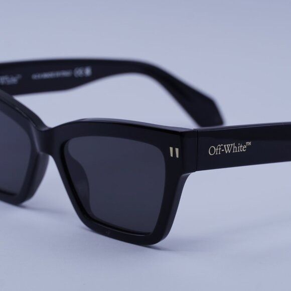 Off-White Off-White OERI110 CINCINNATI 1307 Sunglasses Black Cat Eye Size ONE SIZE - 5 Thumbnail