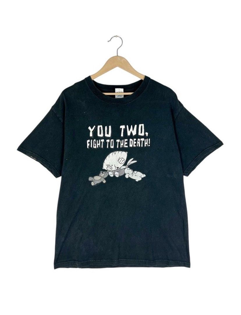 Cartoon Network × Vintage Vintage Family Guy Cartoon Graphic “You Two Fight To The dea Size US L / EU 52-54 / 3 - 1 Thumbnail