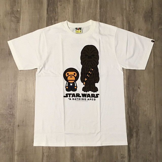Bape × Star Wars BAPE × Star Wars Milo T-shirt a bathing ape Size US M / EU 48-50 / 2 - 1 Thumbnail