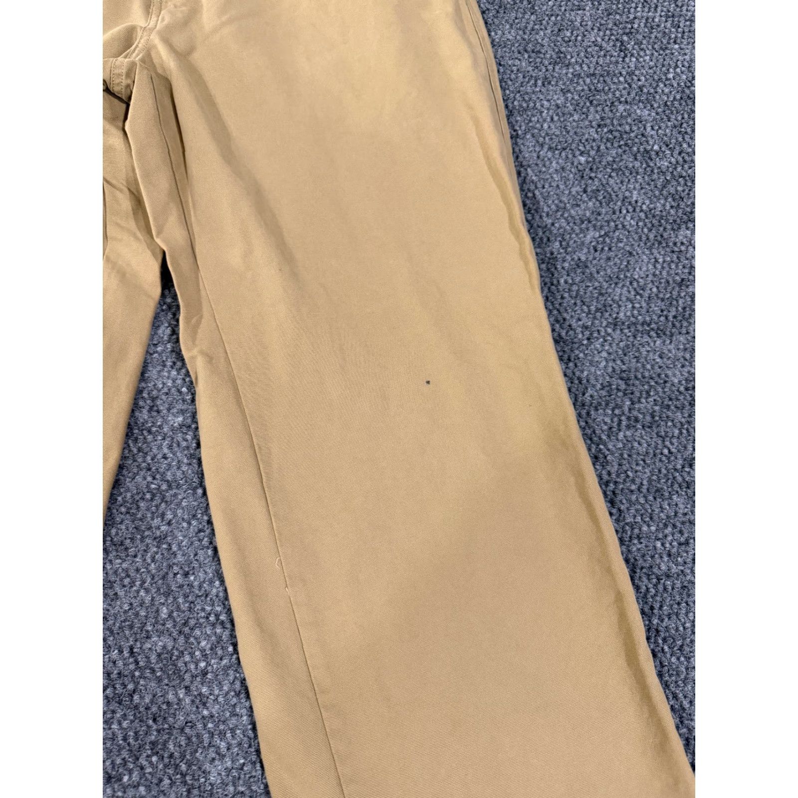 Vintage Columbia Pants Mens 38x30 Khaki Tan Canvas Straight Leg Chino Pocket Cargo Regular Size US 38 / EU 54 - 3 Thumbnail